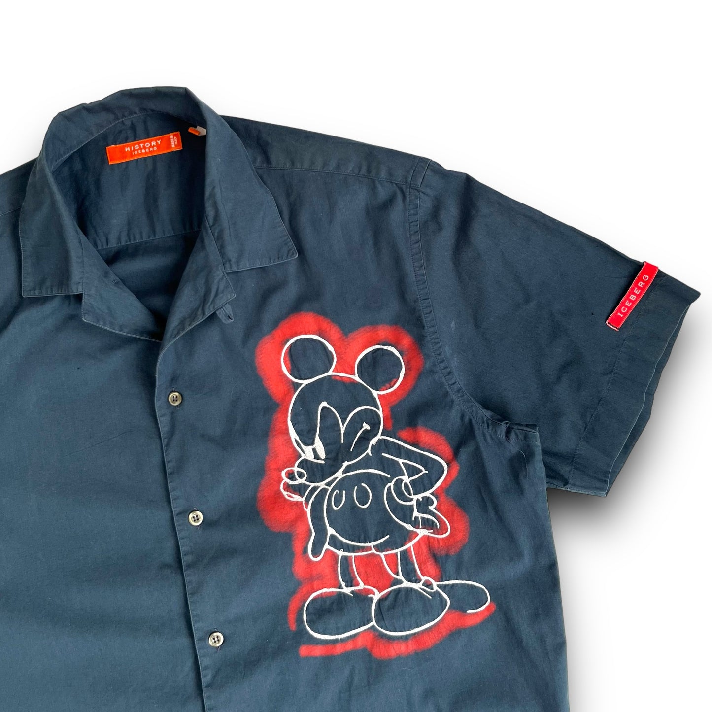 2000s ICEBERG Jeans Button Up (S)