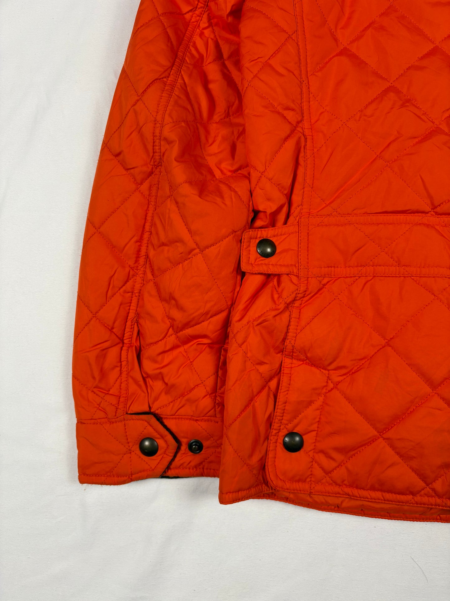 Ralph Lauren Orange Equestrian Quilted Jacket (women's M)