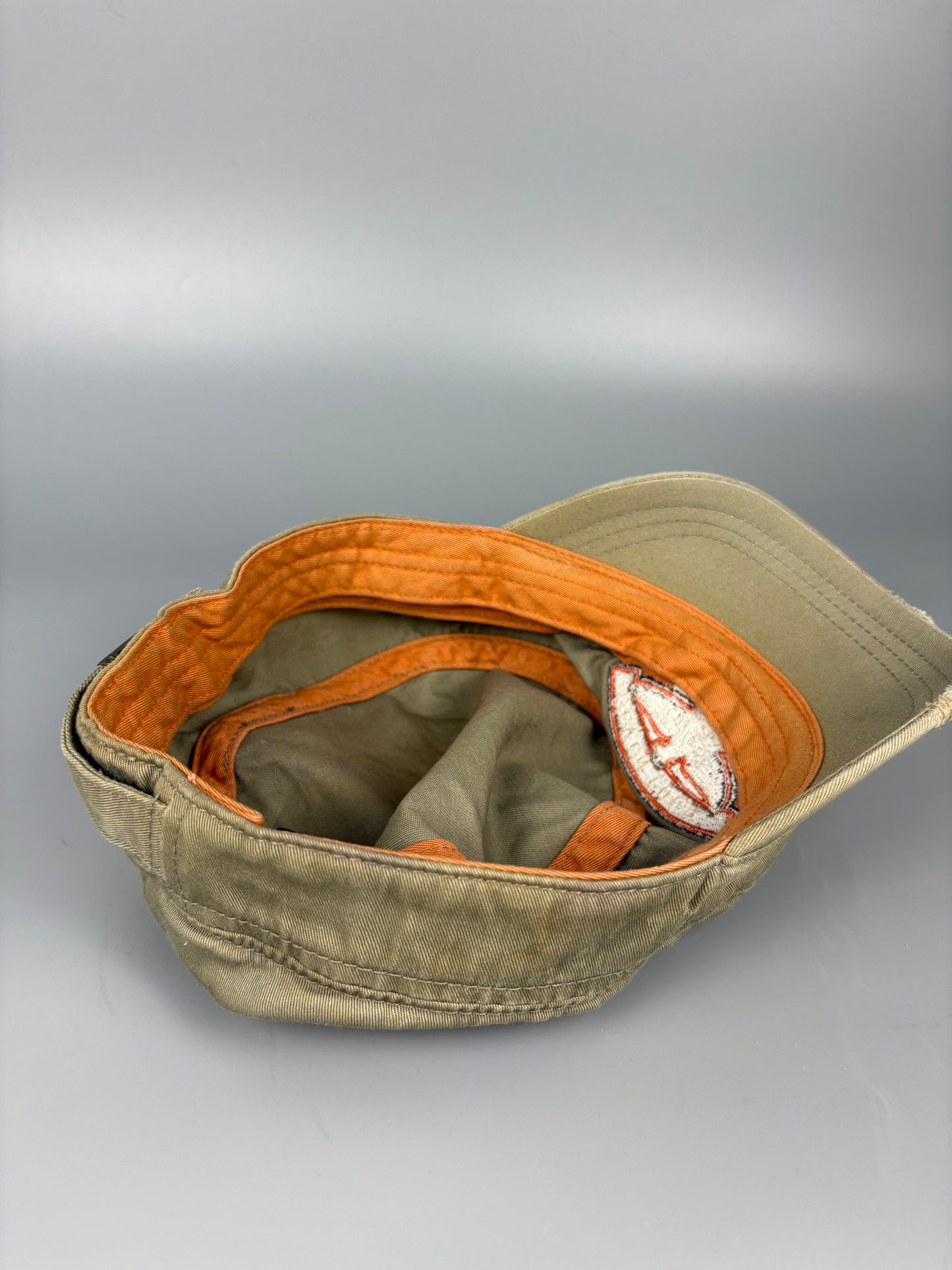 Vintage Bakers Style Beige Baseball Cap