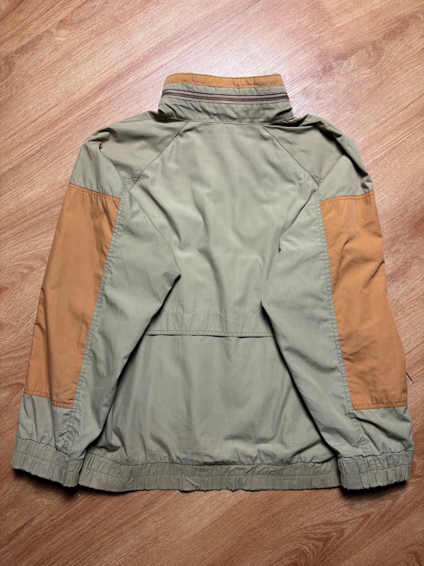 Levi's 90s Military Green Canvas Light Zip-up Jacket (L)