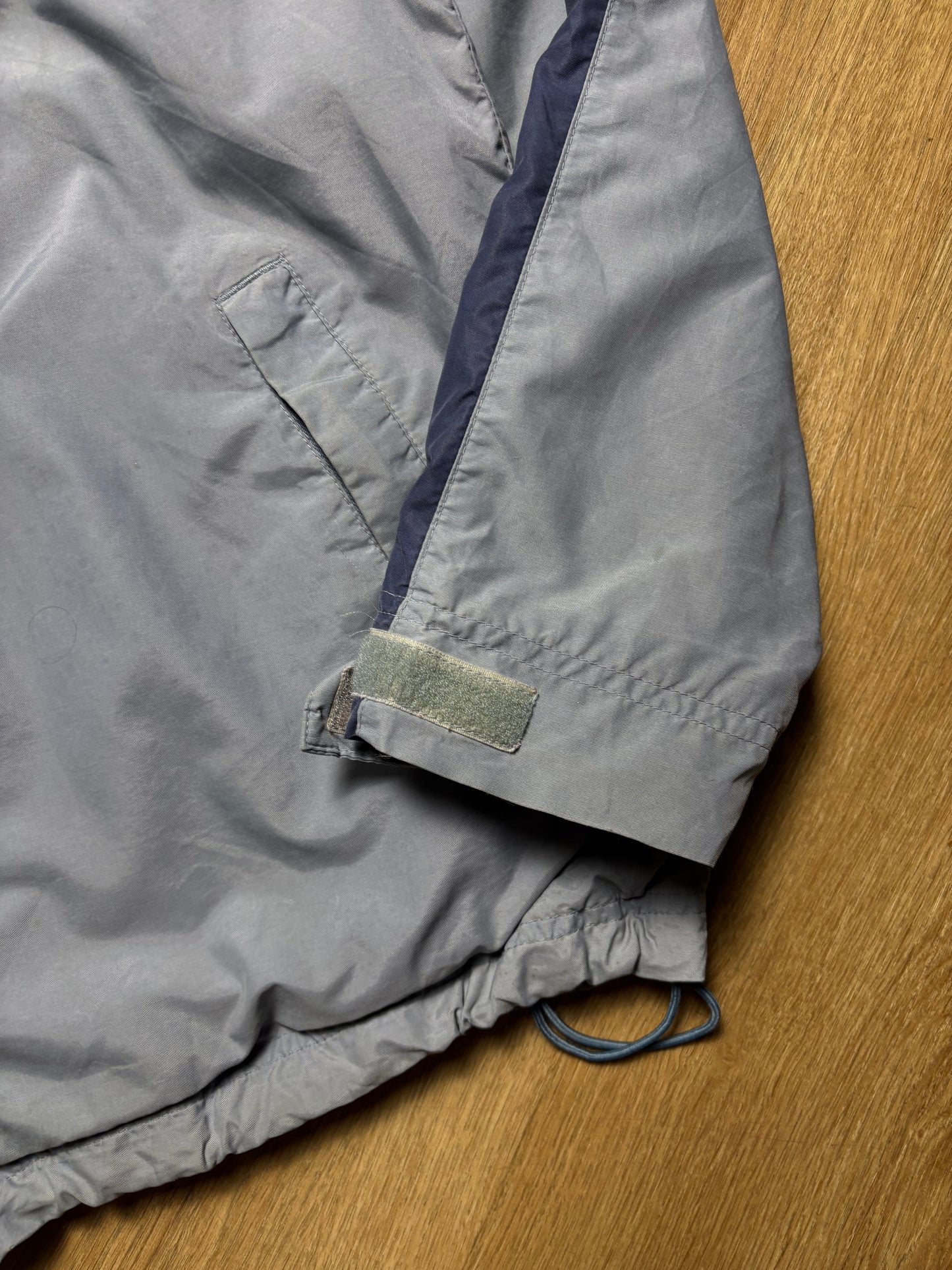Nike 2000s Baby Blue + Navy Track Jacket (M)