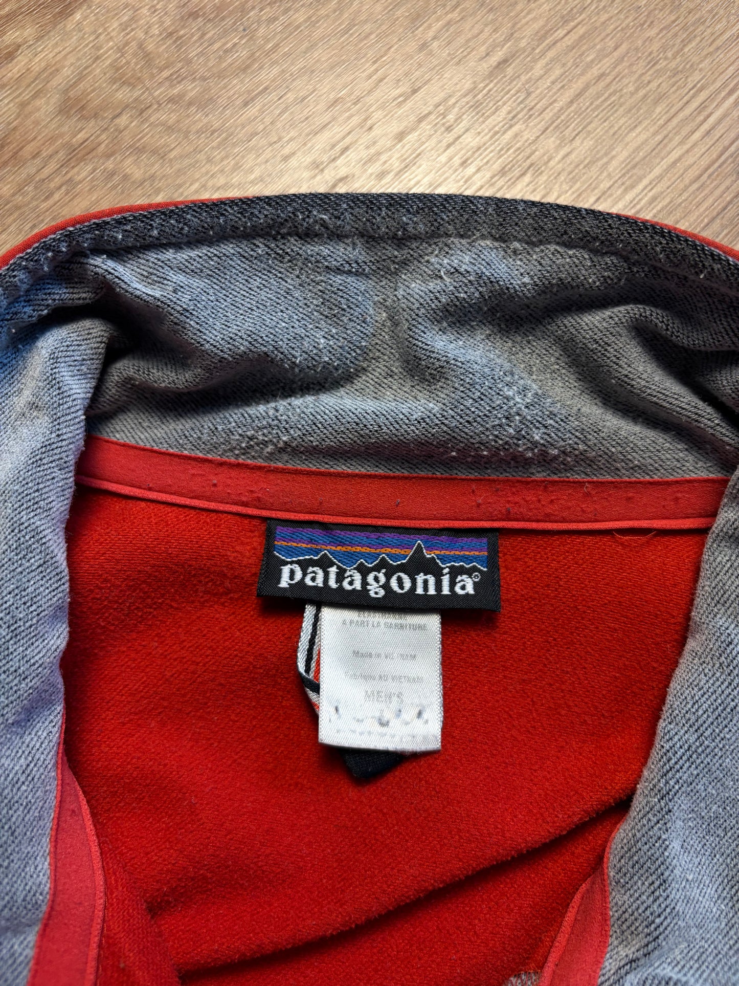 Patagonia 90s Orange Soft Shell Outdoors Jacket (L)