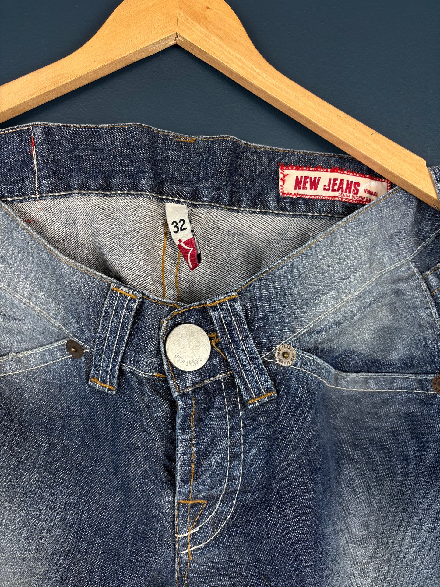 Vintage Degeneration Spot Wash Denim Jeans (32w)