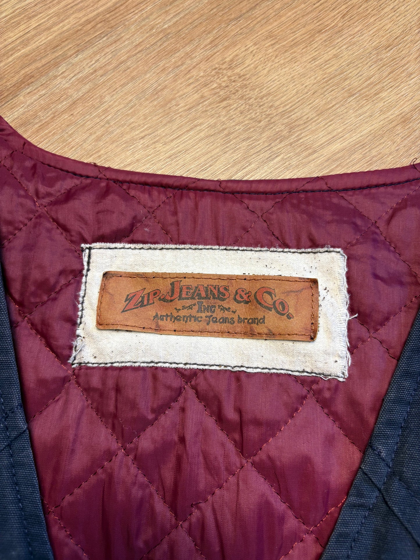Zip Jeans & Co. 90s Technical Multi-pocket Canvas Vest (L)