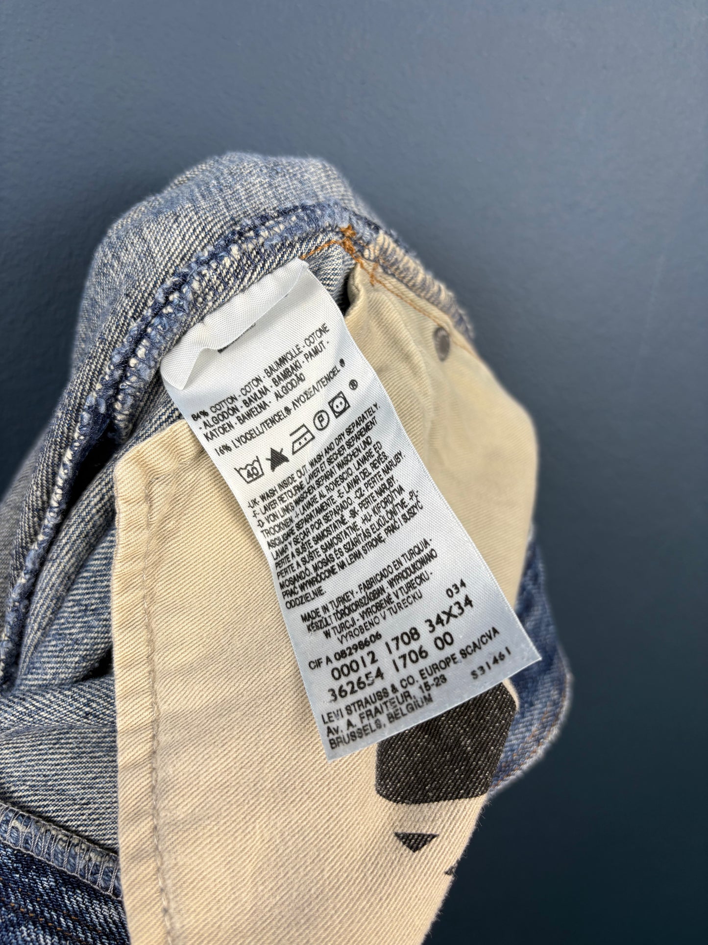 Vintage Levi's Engineered Twisted Denim Jeans (34w)