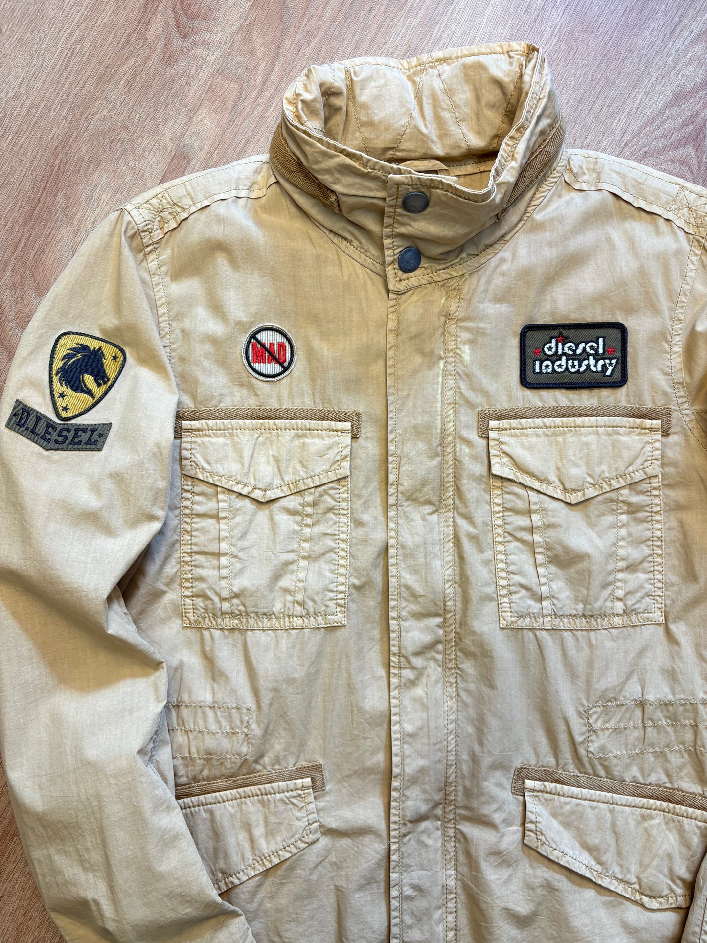 Diesel Industry 2000s Beige Work Jacket (women's S)