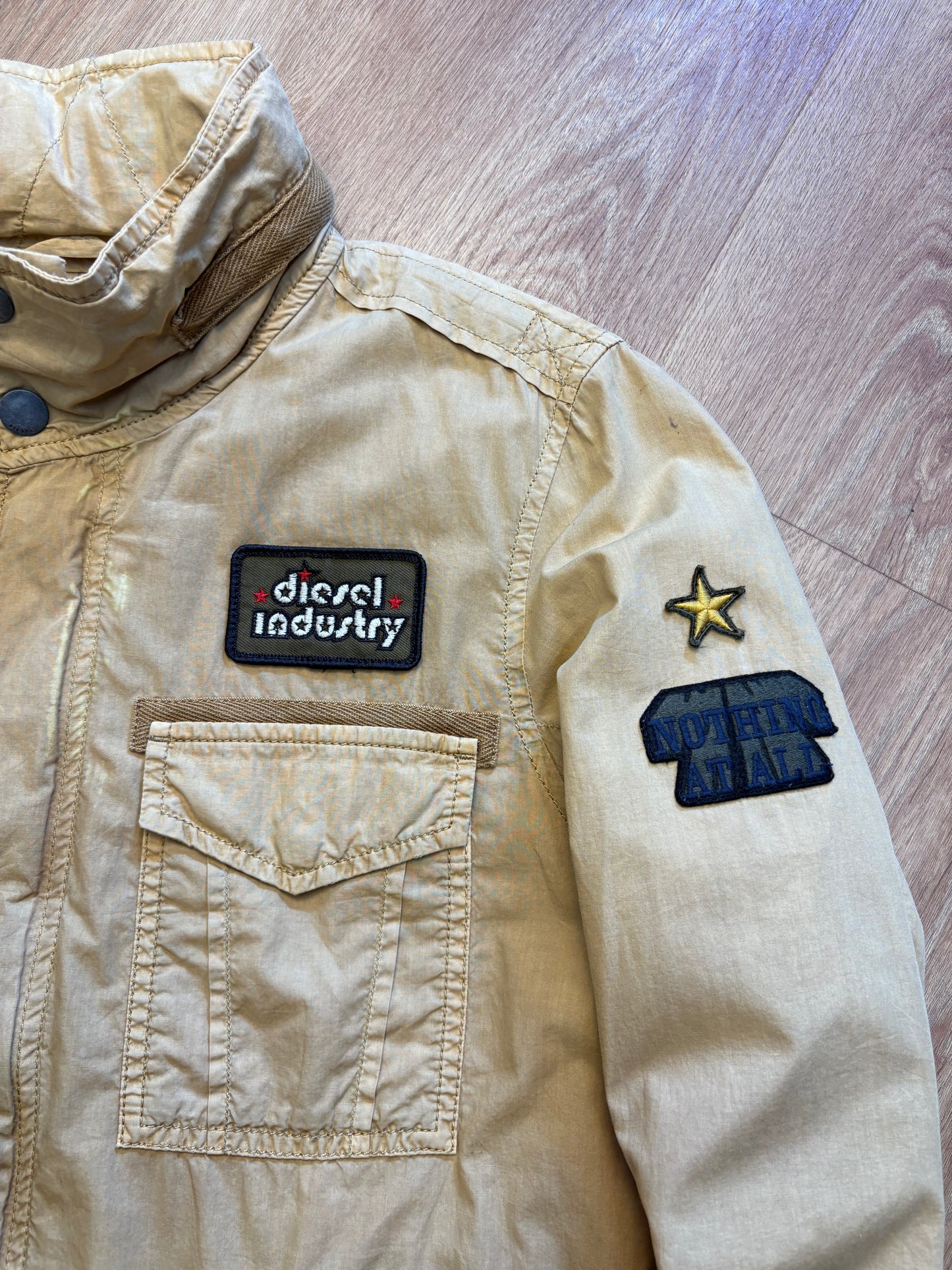 Diesel Industry 2000s Beige Work Jacket (women's S)