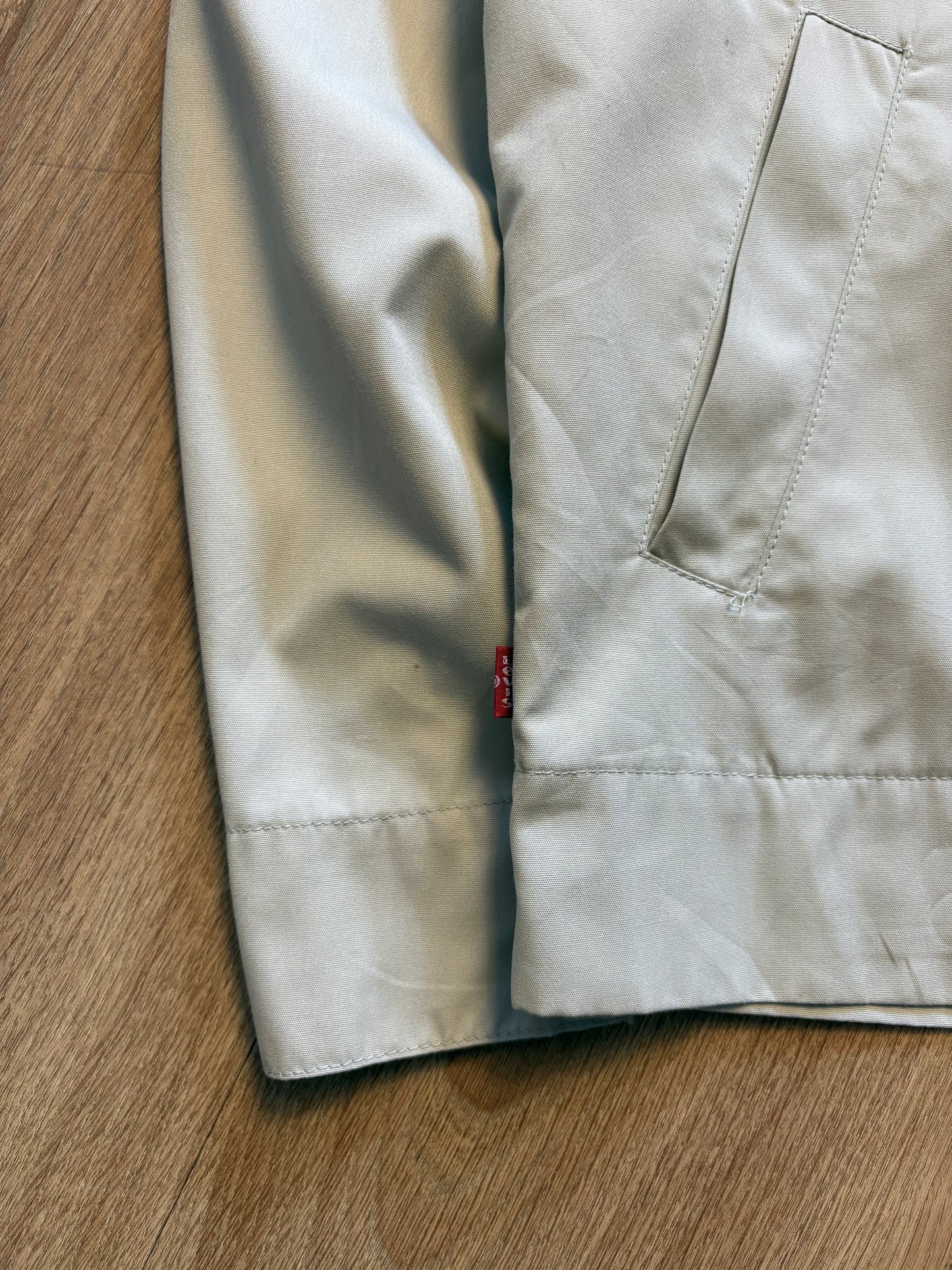 Levi's Sta-Prest 90s Cream Harrington Jacket (S)