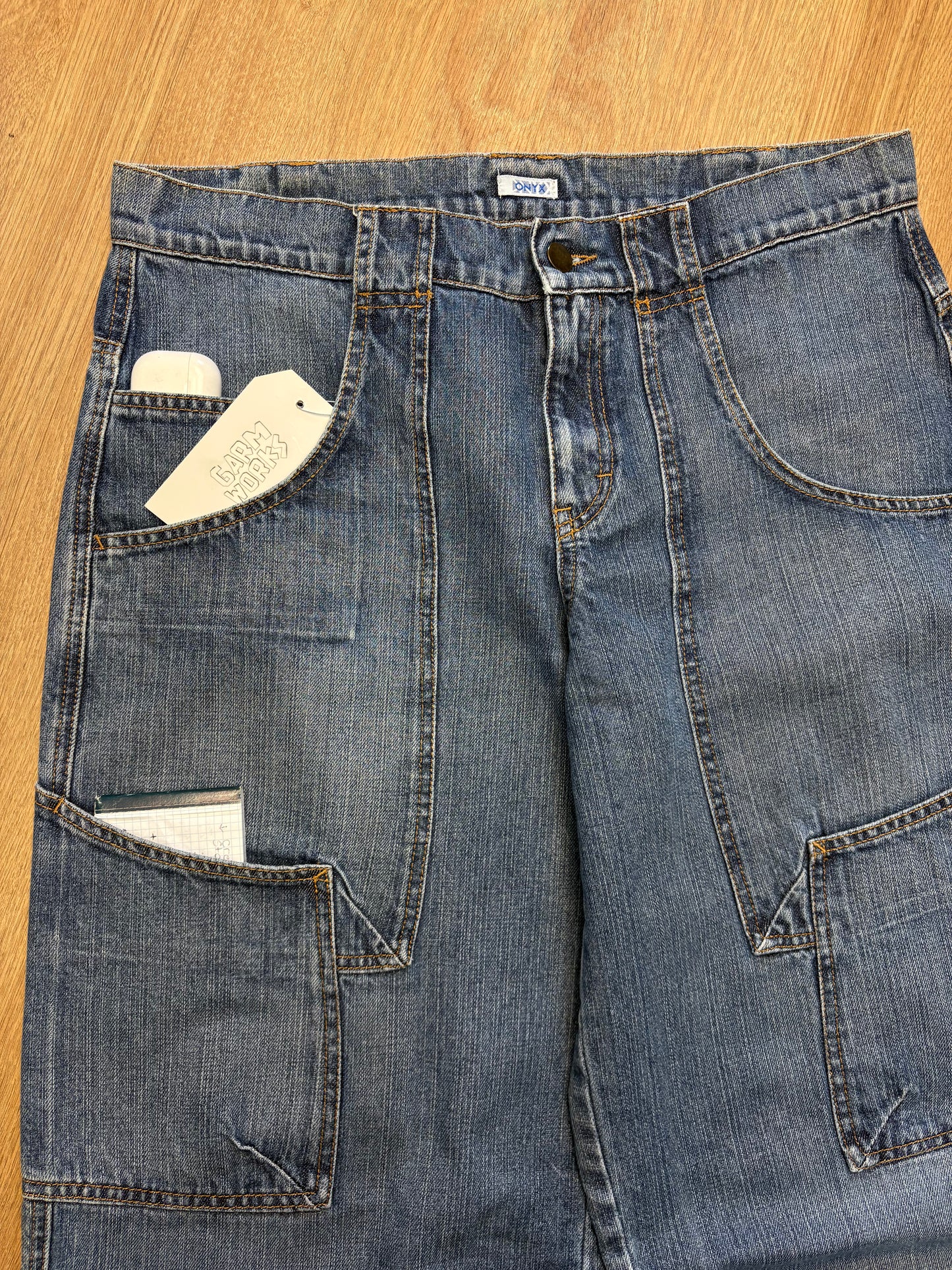 Onyx Denim 90s Super Baggy Carpenter Denim Jeans (32x32)