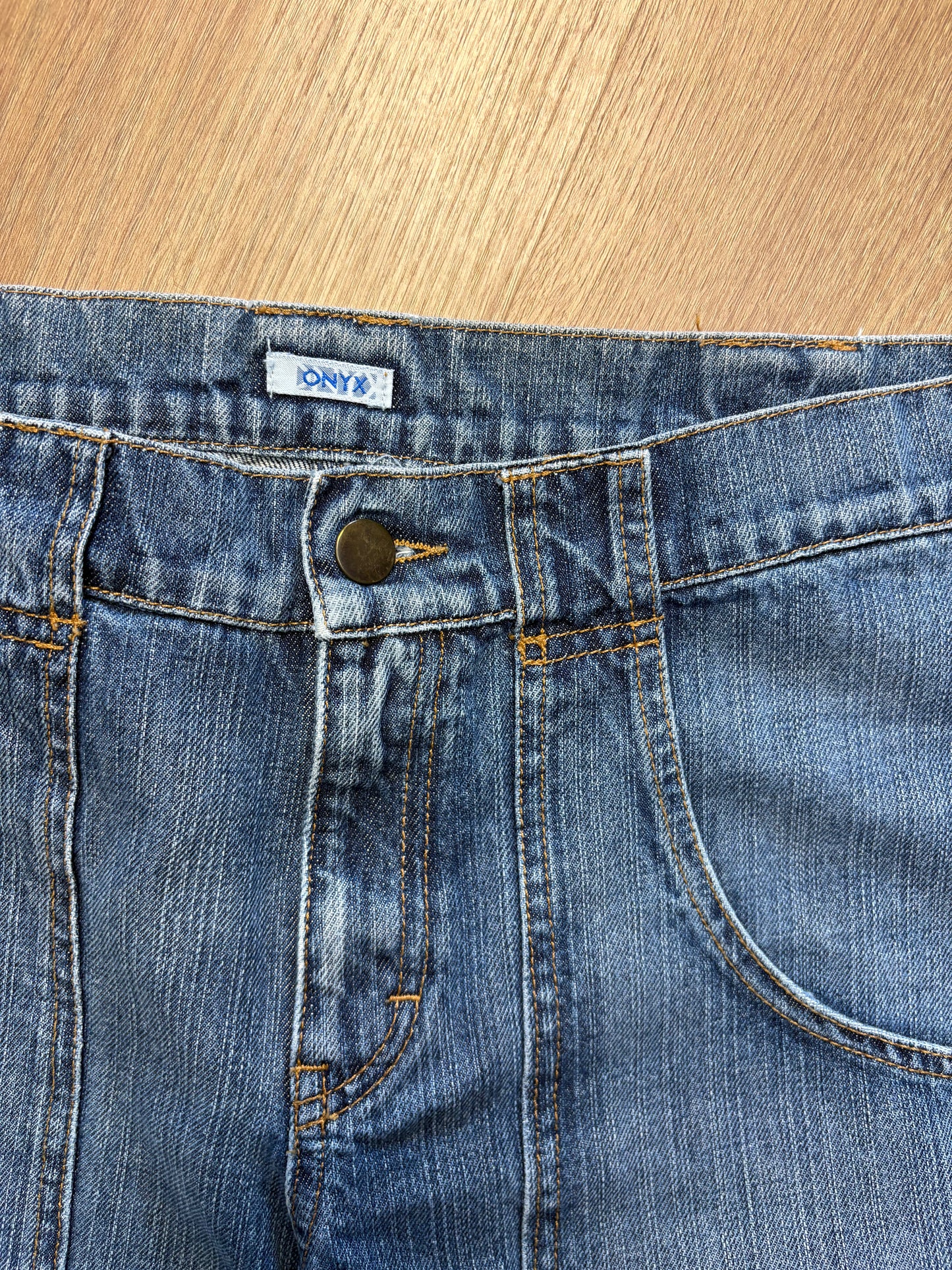 Onyx Denim 90s Super Baggy Carpenter Denim Jeans (32x32)