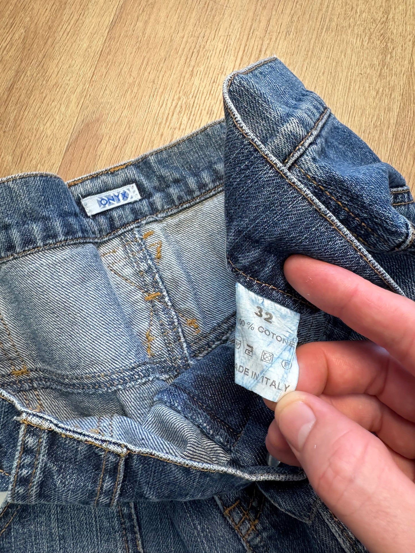 Onyx Denim 90s Super Baggy Carpenter Denim Jeans (32x32)