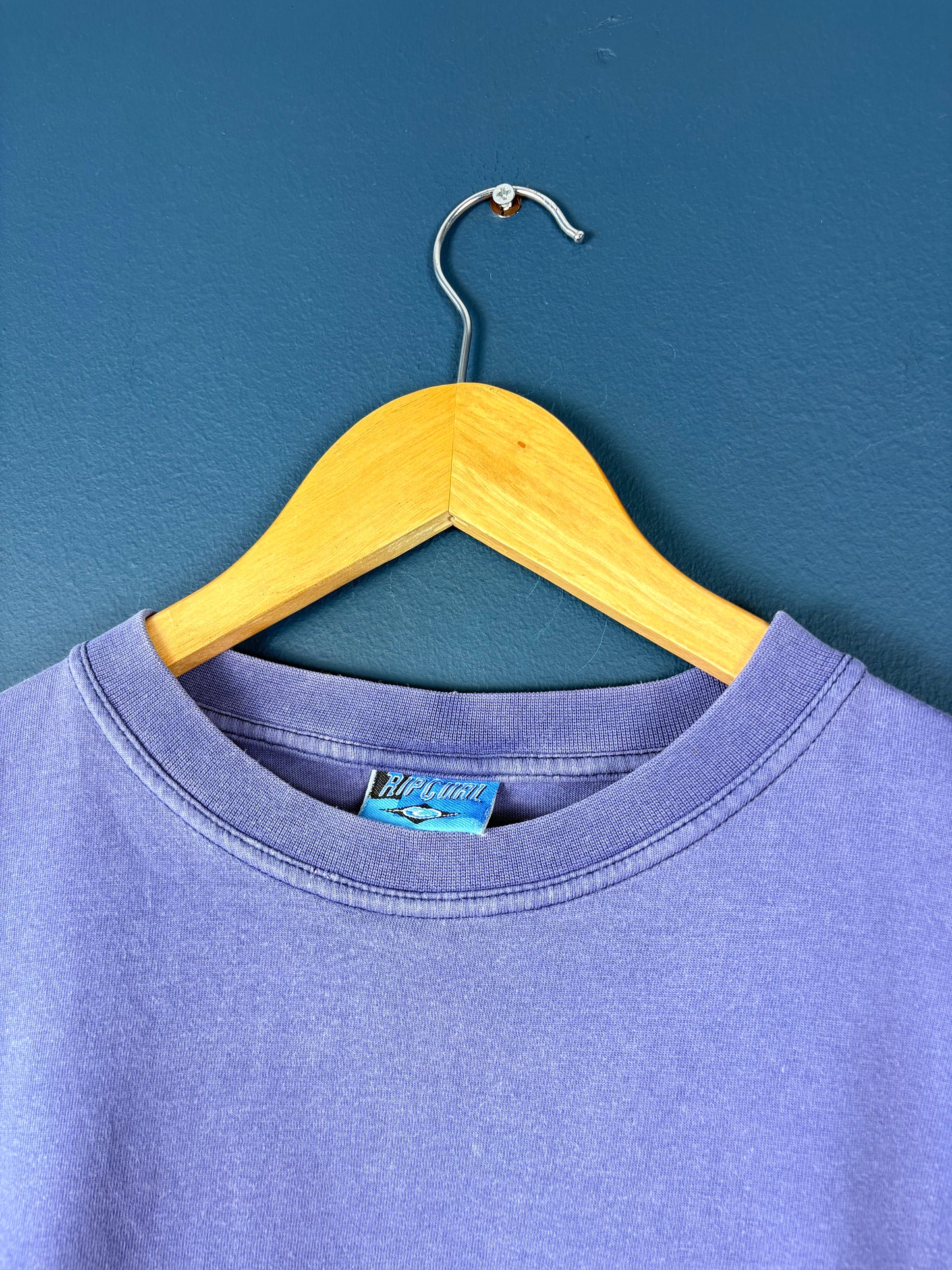 Vintage Ripcurl Surfwear Lilac Purple Tee (L)