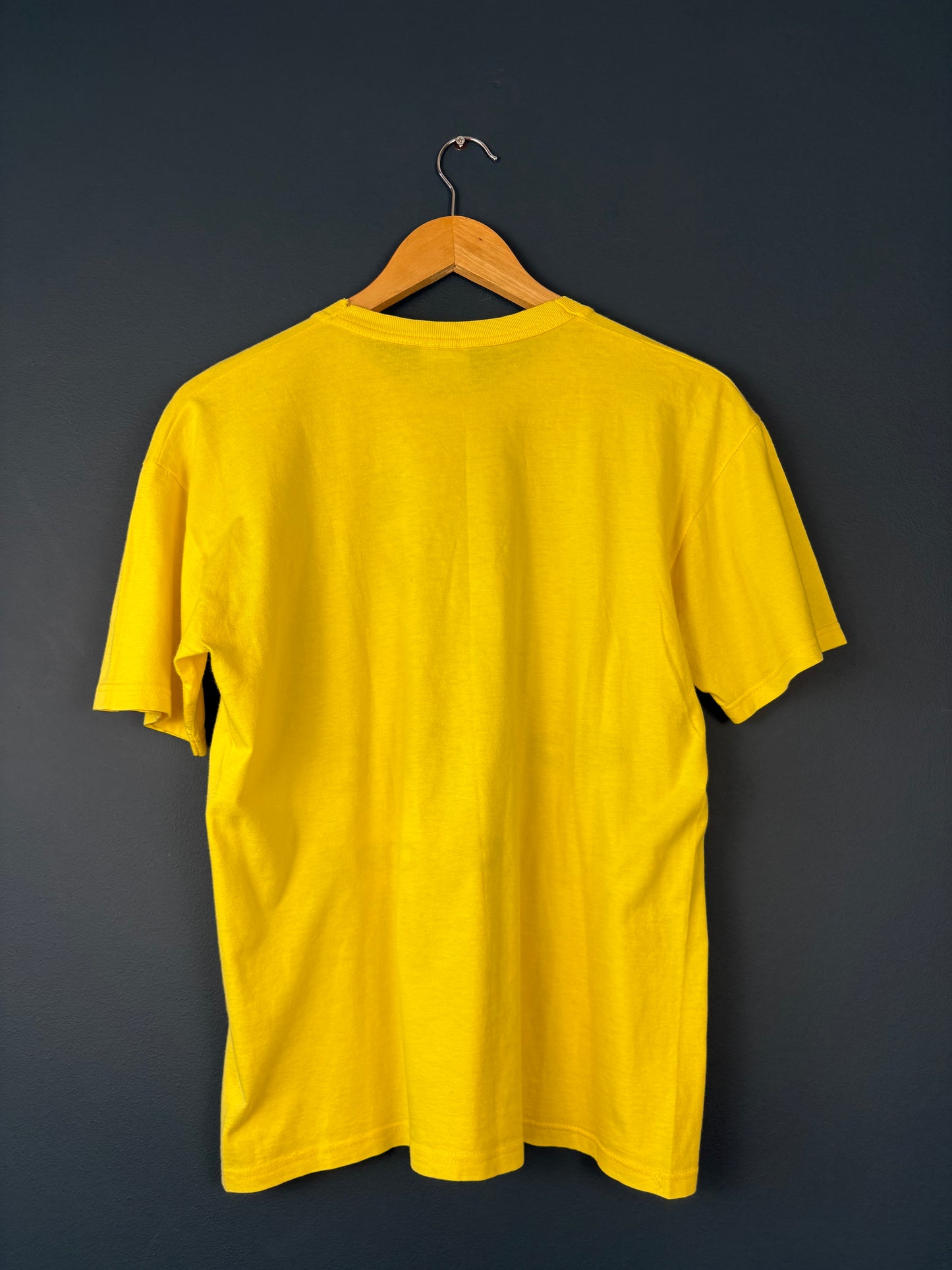 Vintage Diadora Light Your Fire Yellow Tee (XL)