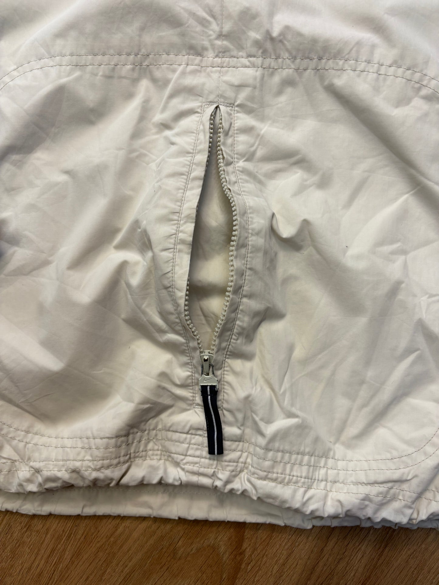 Nike 2000s Navy + Cream Technical Anorak Jacket (L)