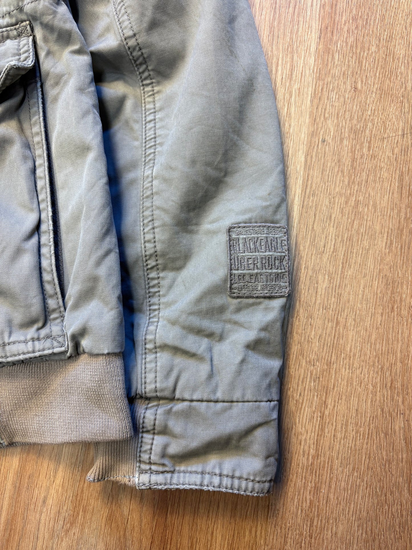 Lee Workwear 90s Khaki Green Technical Canvas Jacket (M)
