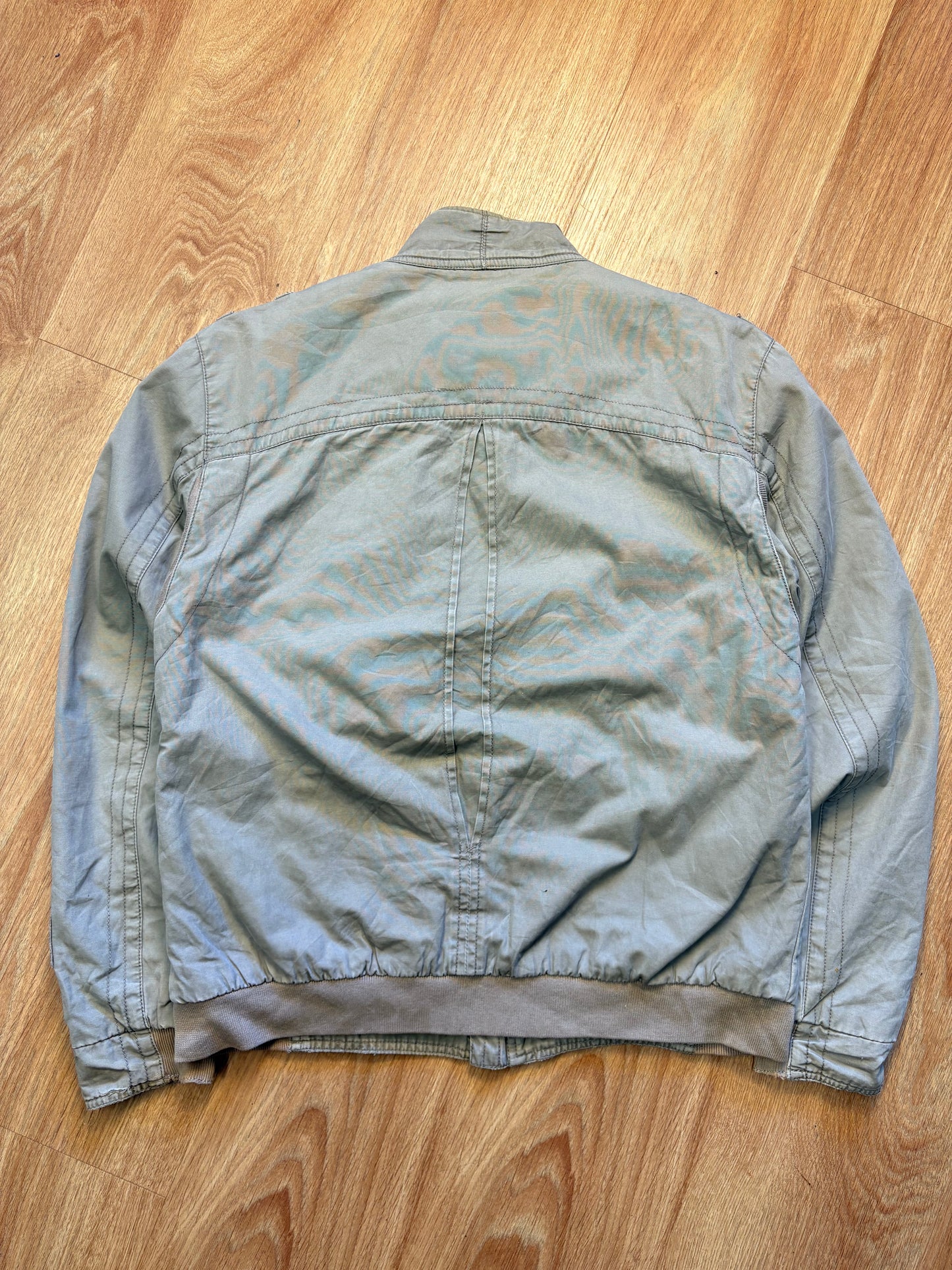 Lee Workwear 90s Khaki Green Technical Canvas Jacket (M)