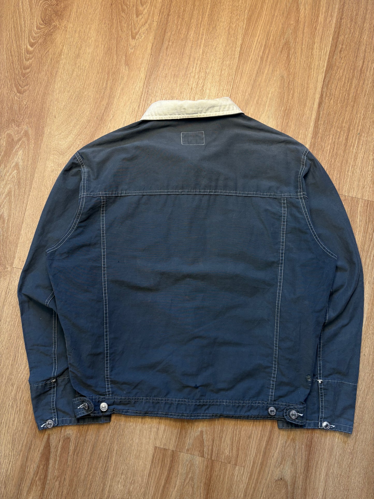 Levi's 90s Dark Grey Contrast Stitch Trucker Jacket (M)