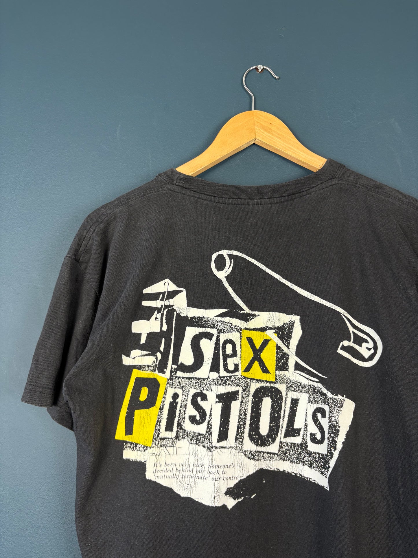 Vintage Sex Pistols 90s Sid Vicious Black Graphic Tee (M)