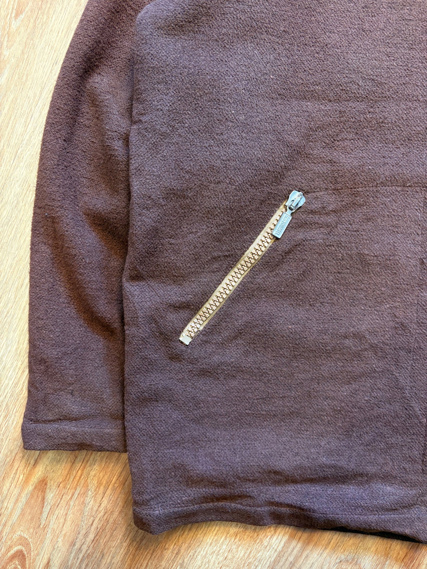 Diesel Industry 90s Brown Wool Hooded Jacket (L)