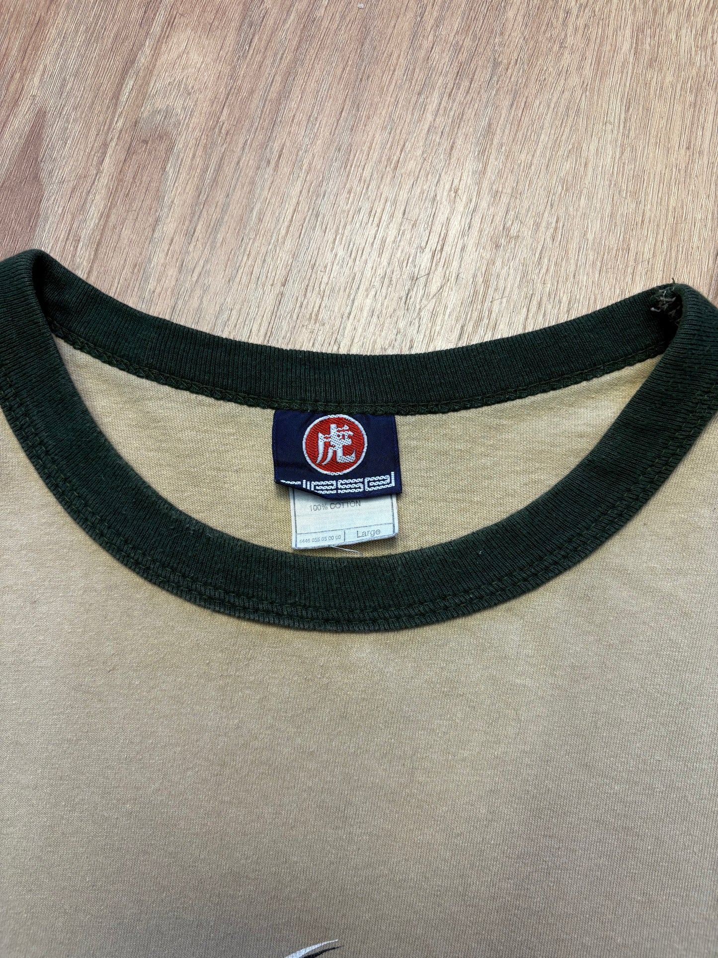 Diesel Industry 90s Dragon Beige Ringer Tee (L)