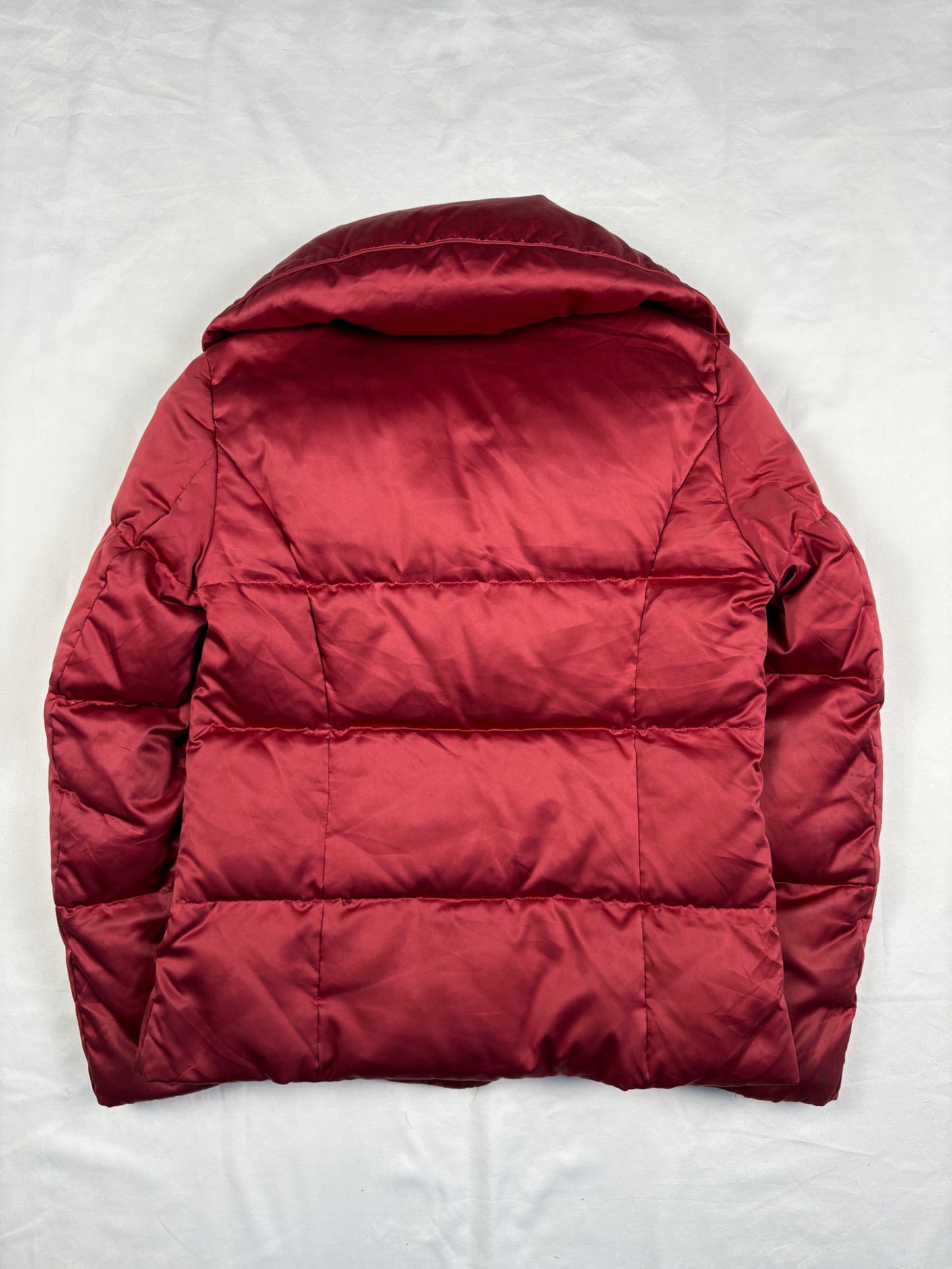 Vintage Burberry Burgundy Appleton Down Puffer Jacket (women's S)
