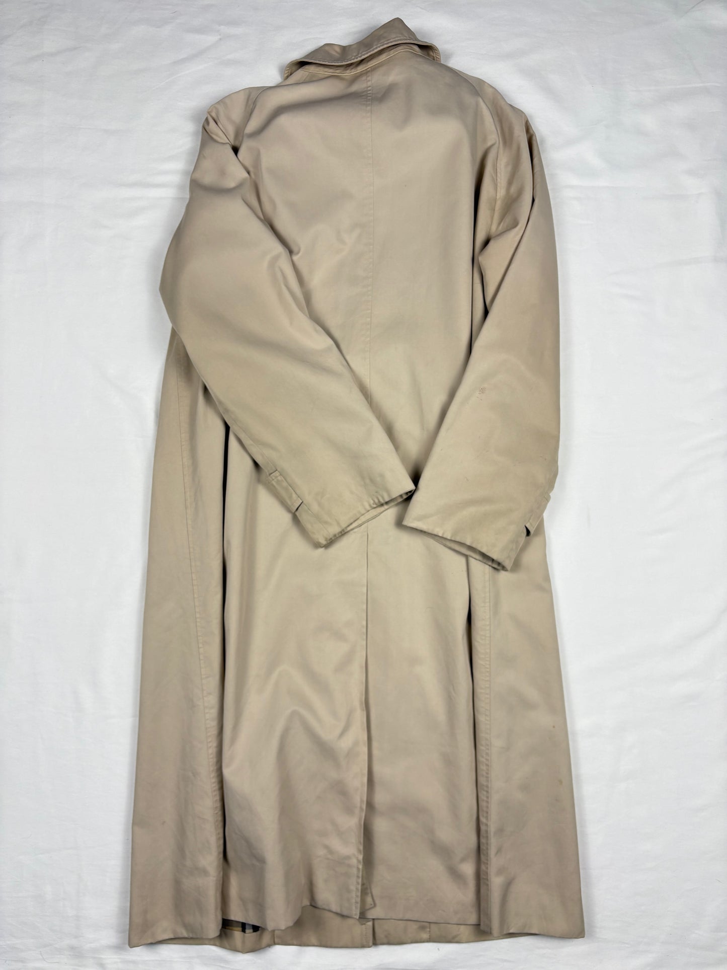 Vintage Burberry Nova Check Lined Traditional Trench Coat (women's M)