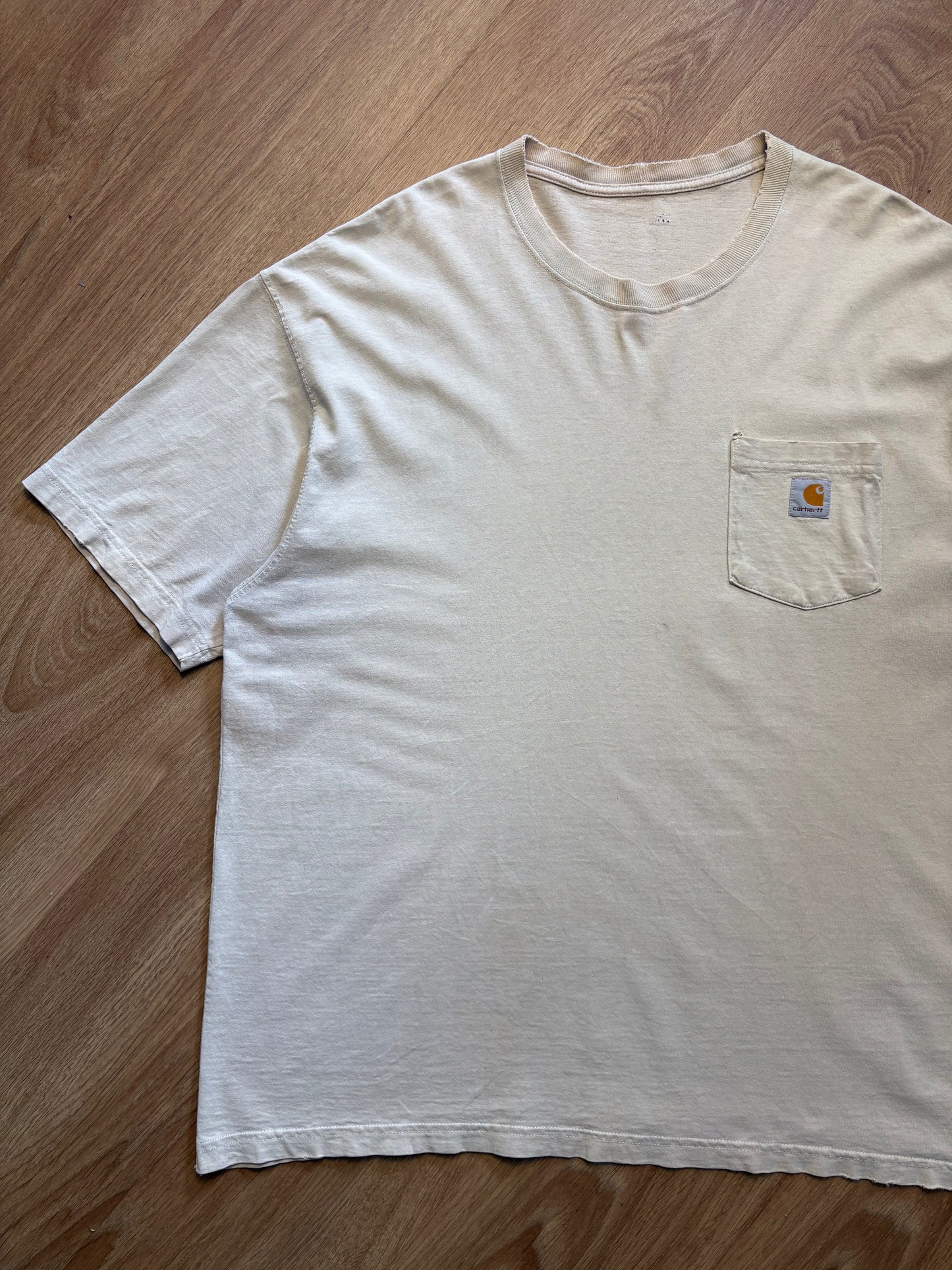 Carhartt 90s Heavyweight Off-White Pocket Tee (L)