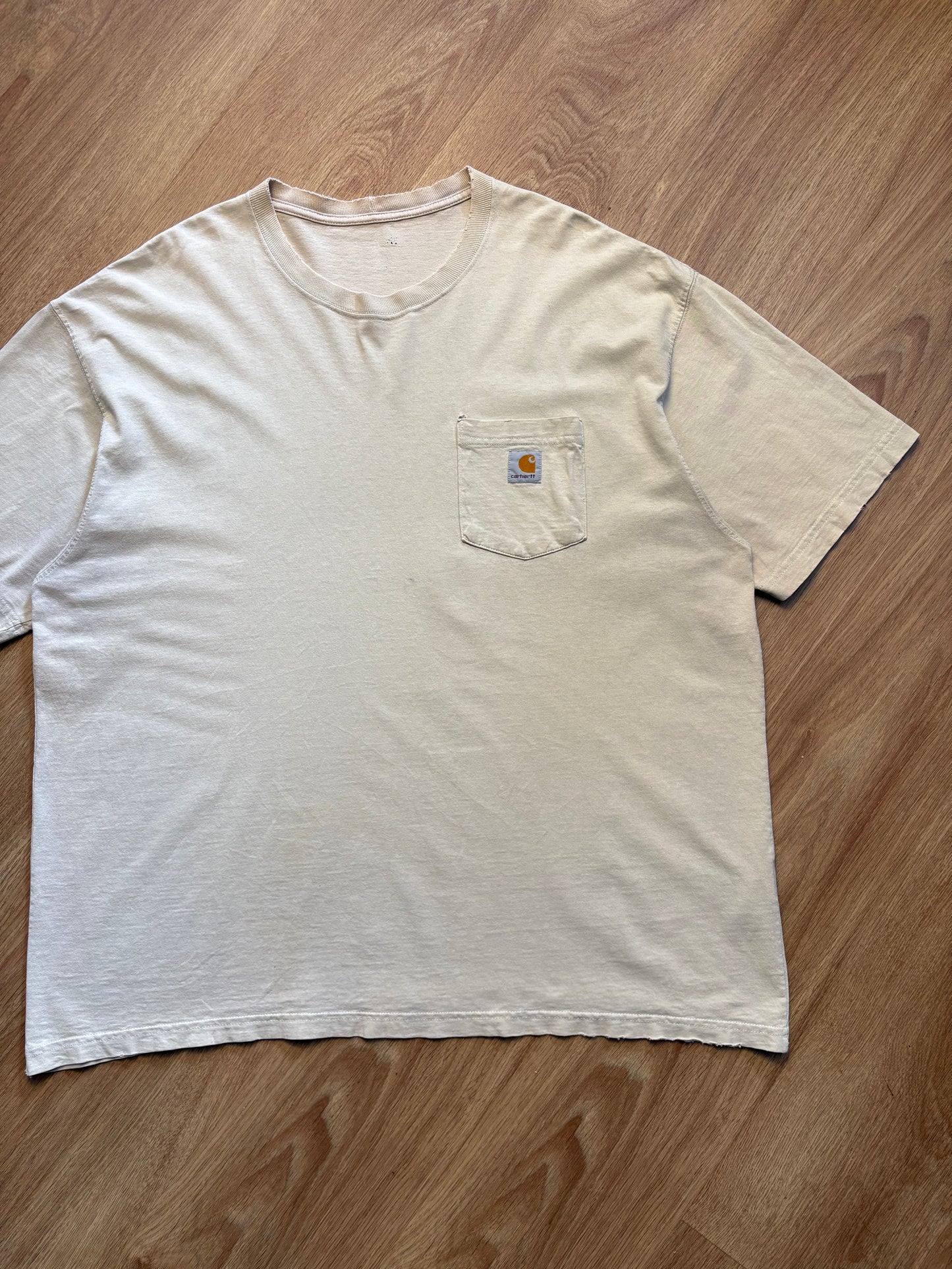 Carhartt 90s Heavyweight Off-White Pocket Tee (L)