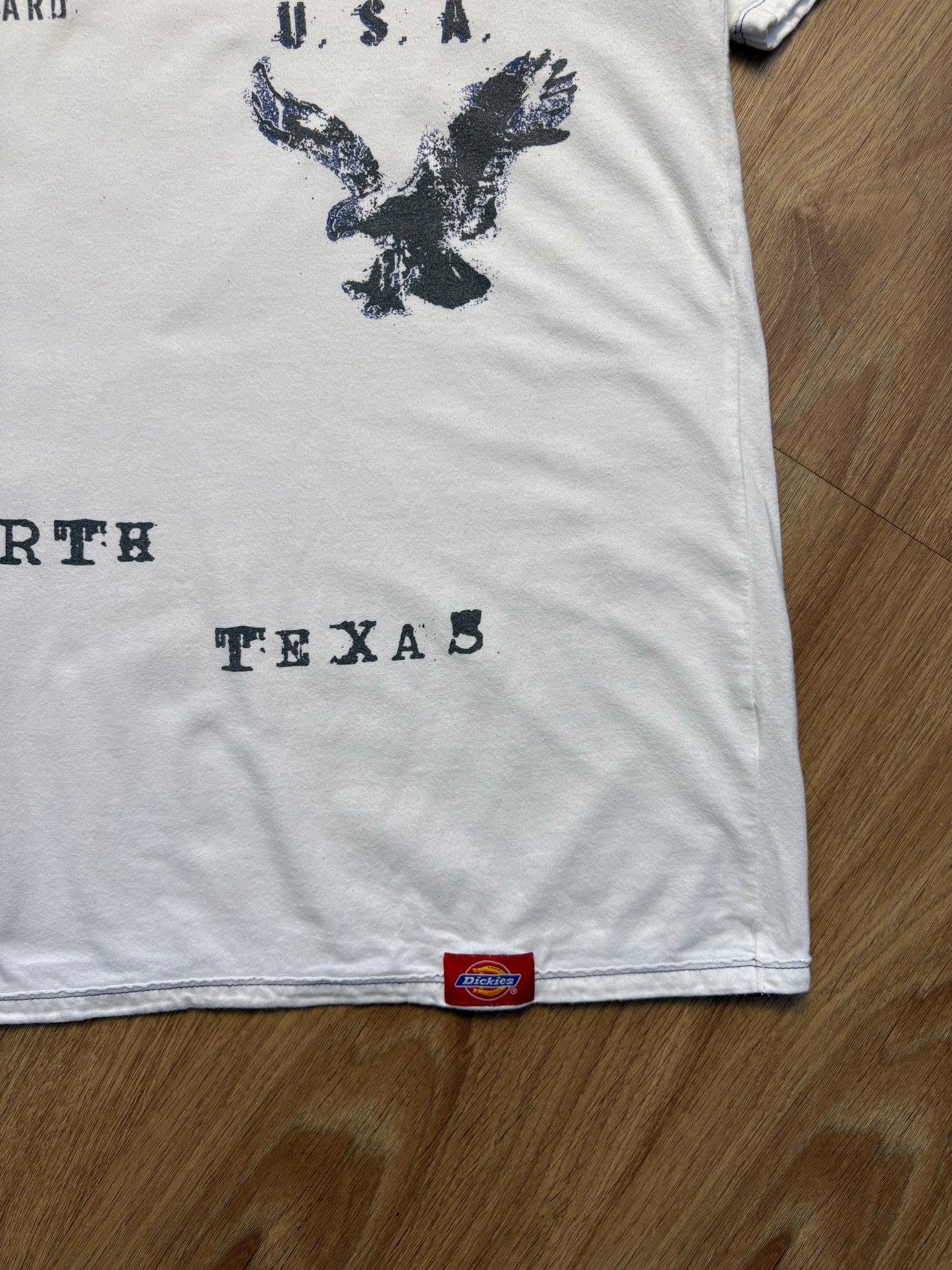Dickies Workwear 2000s White Graphic Tee (L)