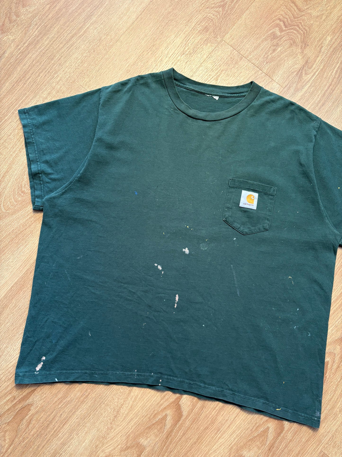 Carhartt 90s Heavyweight Dark Green Pocket Tee (L)