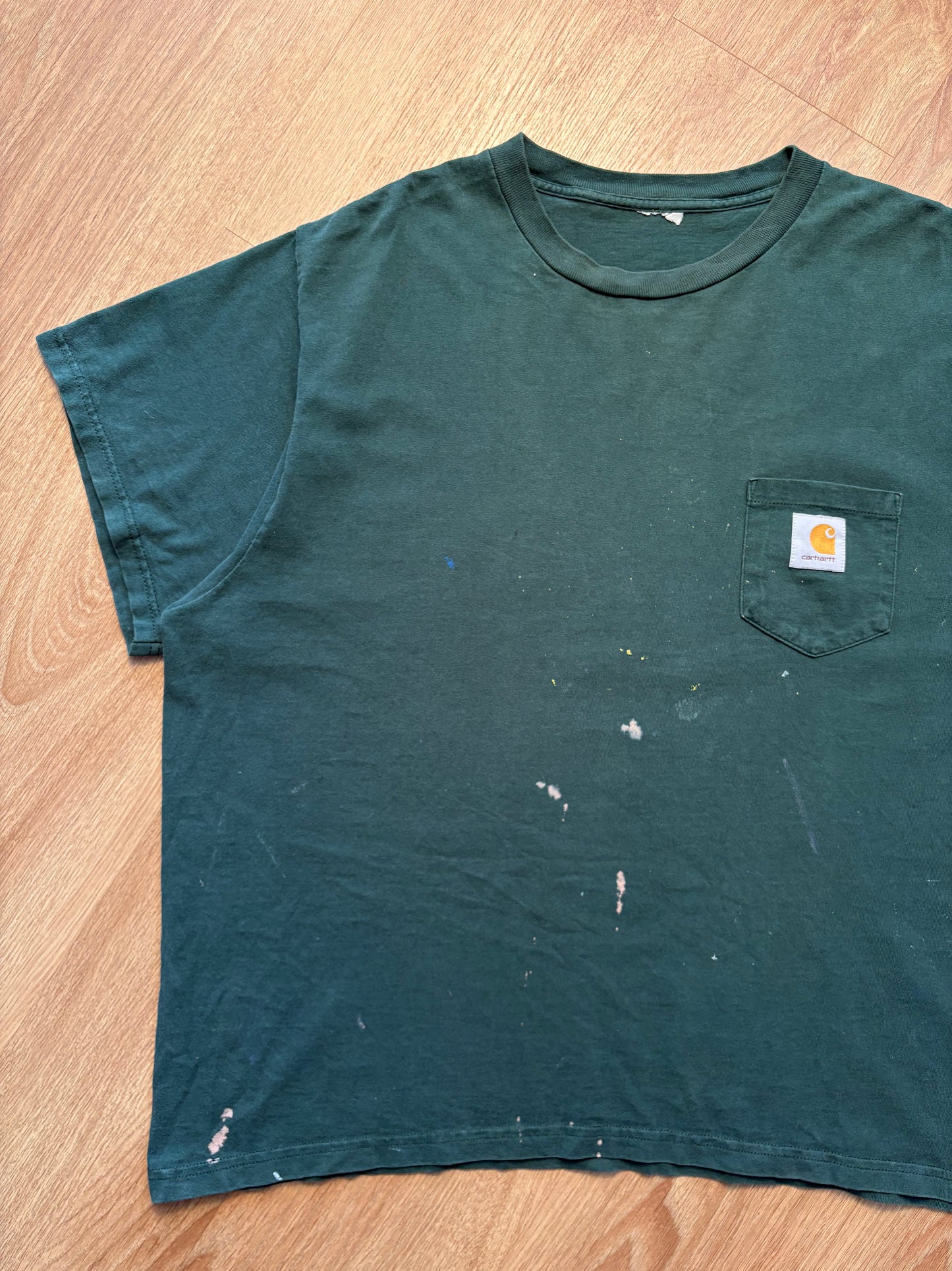 Carhartt 90s Heavyweight Dark Green Pocket Tee (L)