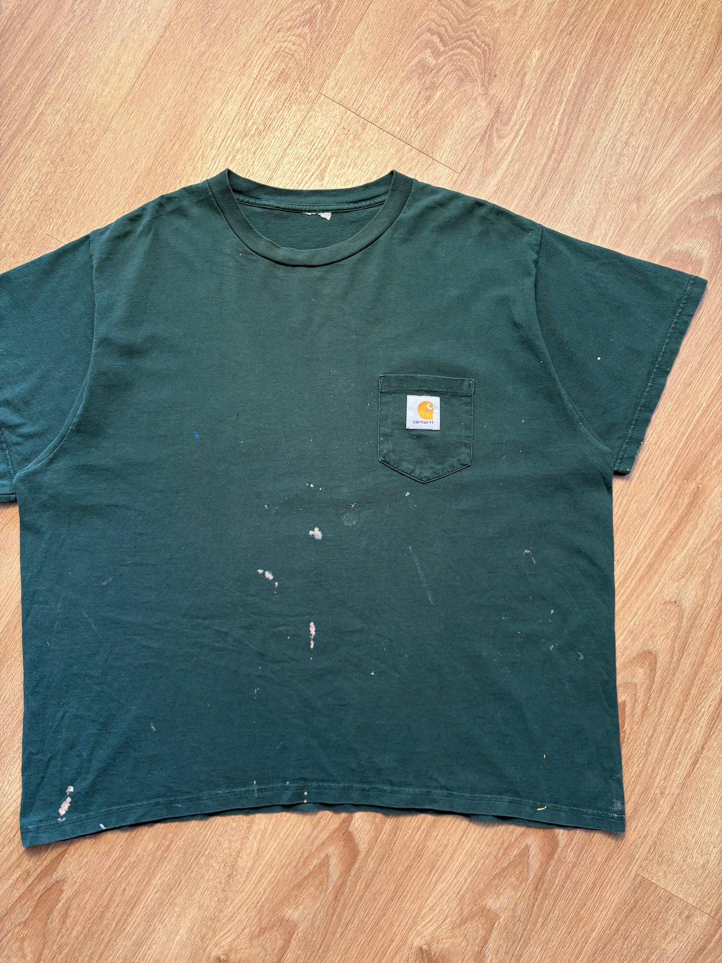 Carhartt 90s Heavyweight Dark Green Pocket Tee (L)