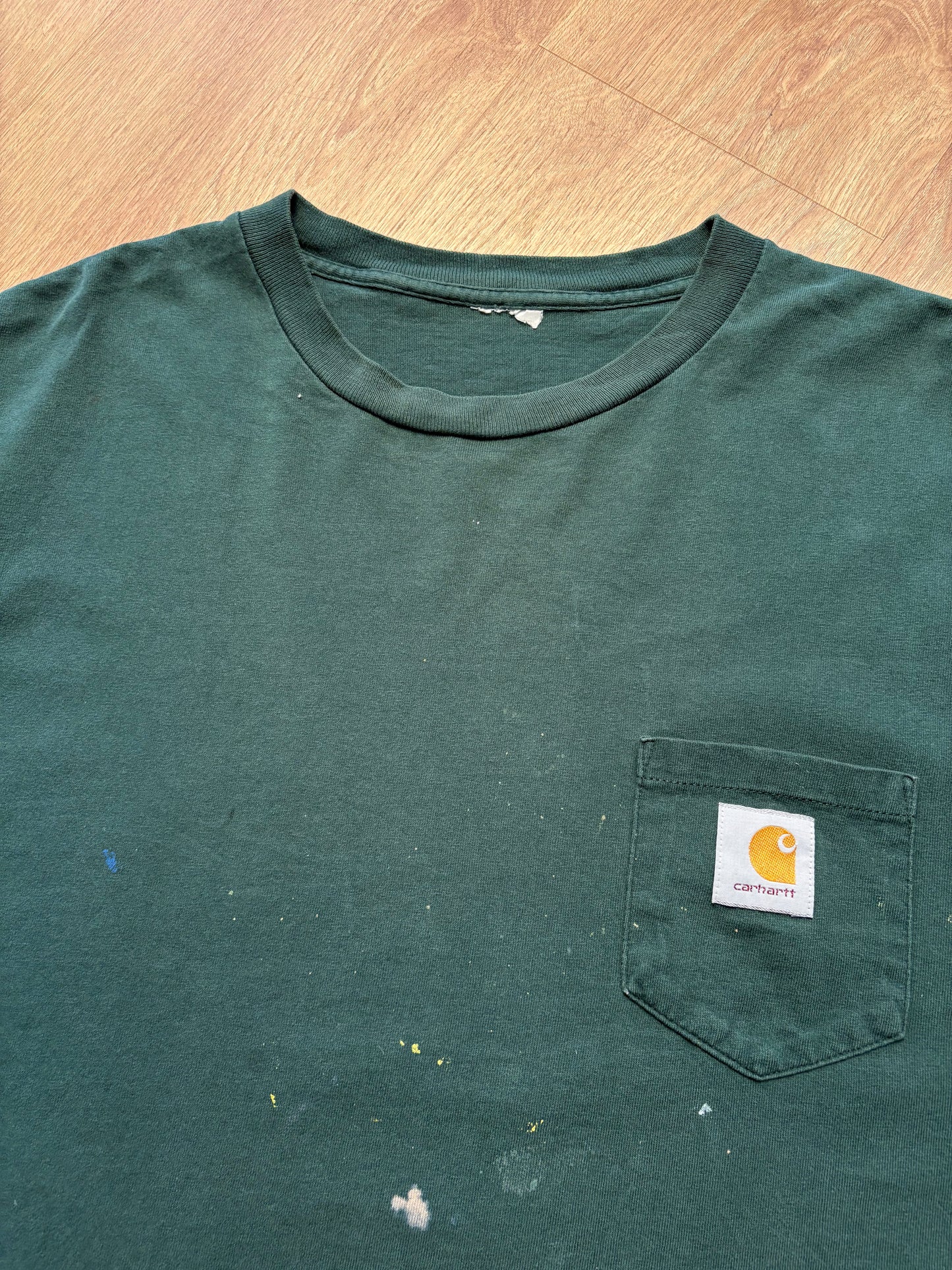Carhartt 90s Heavyweight Dark Green Pocket Tee (L)