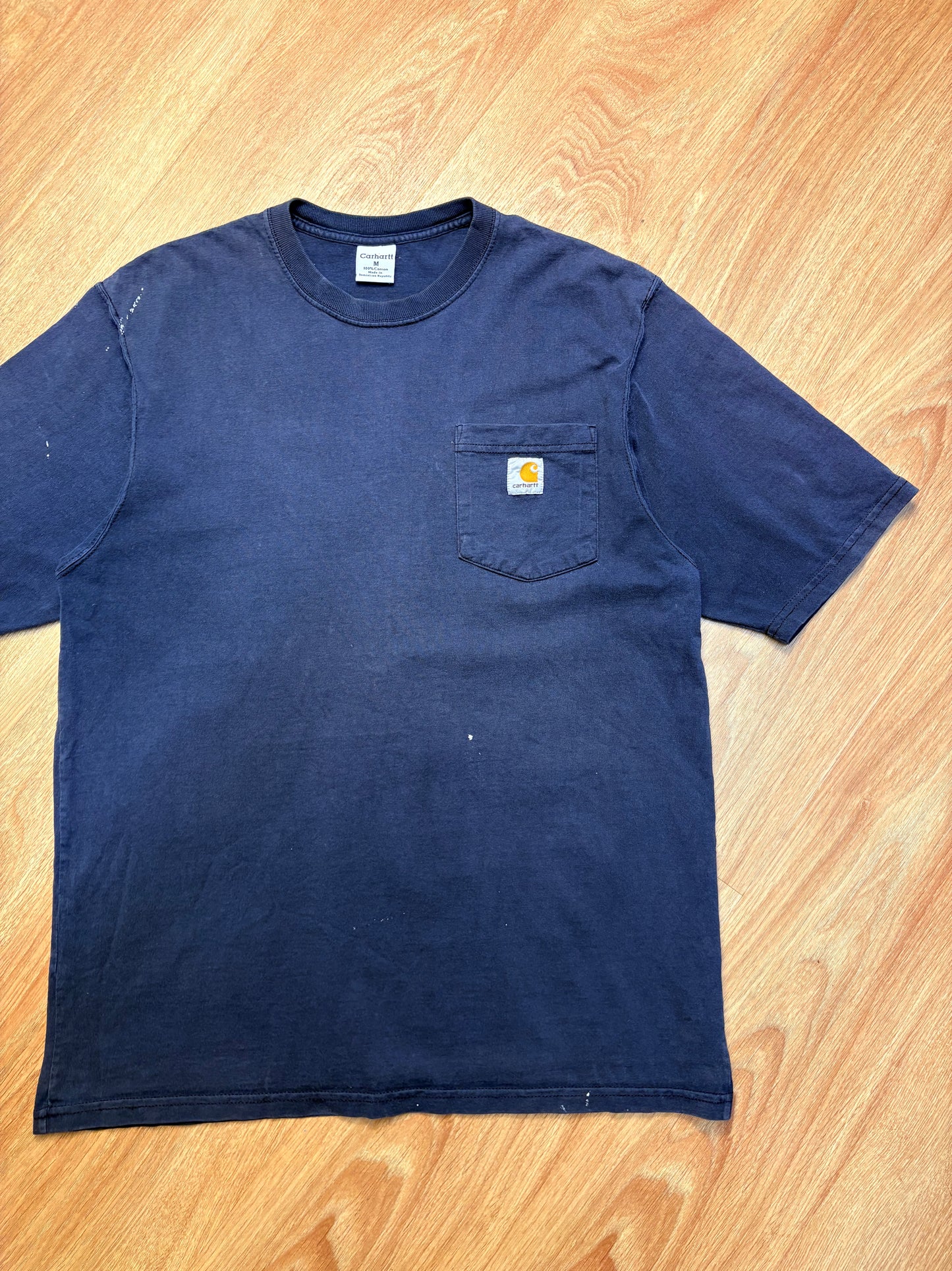 Carhartt 2000s Navy Blue Pocket Tee (M)