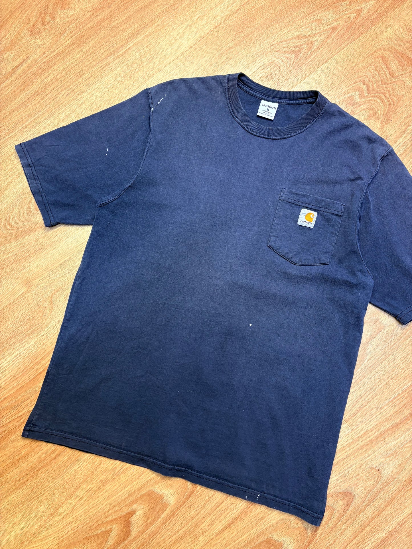 Carhartt 2000s Navy Blue Pocket Tee (M)