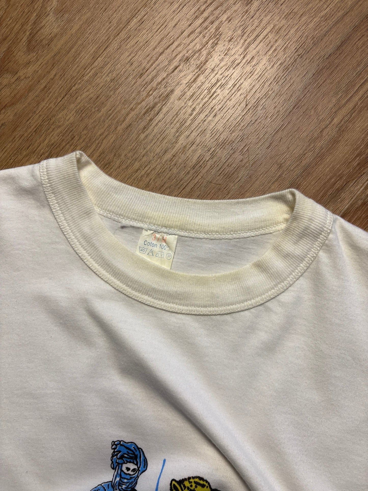 Vintage 90s Marrakech Morocco White Single Stitch Tee (M)