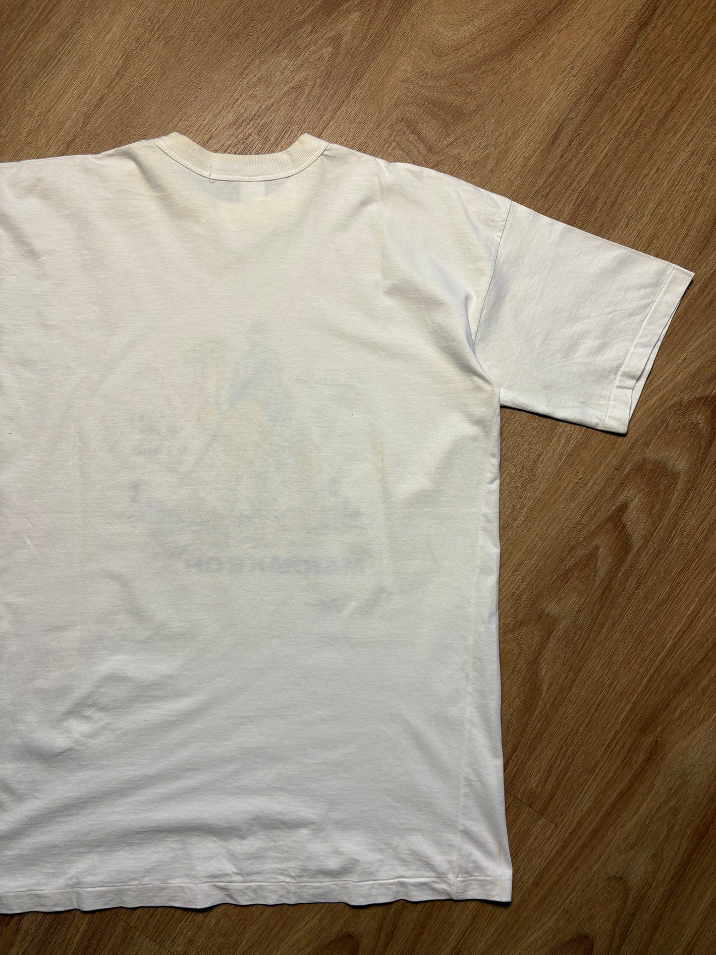 Vintage 90s Marrakech Morocco White Single Stitch Tee (M)