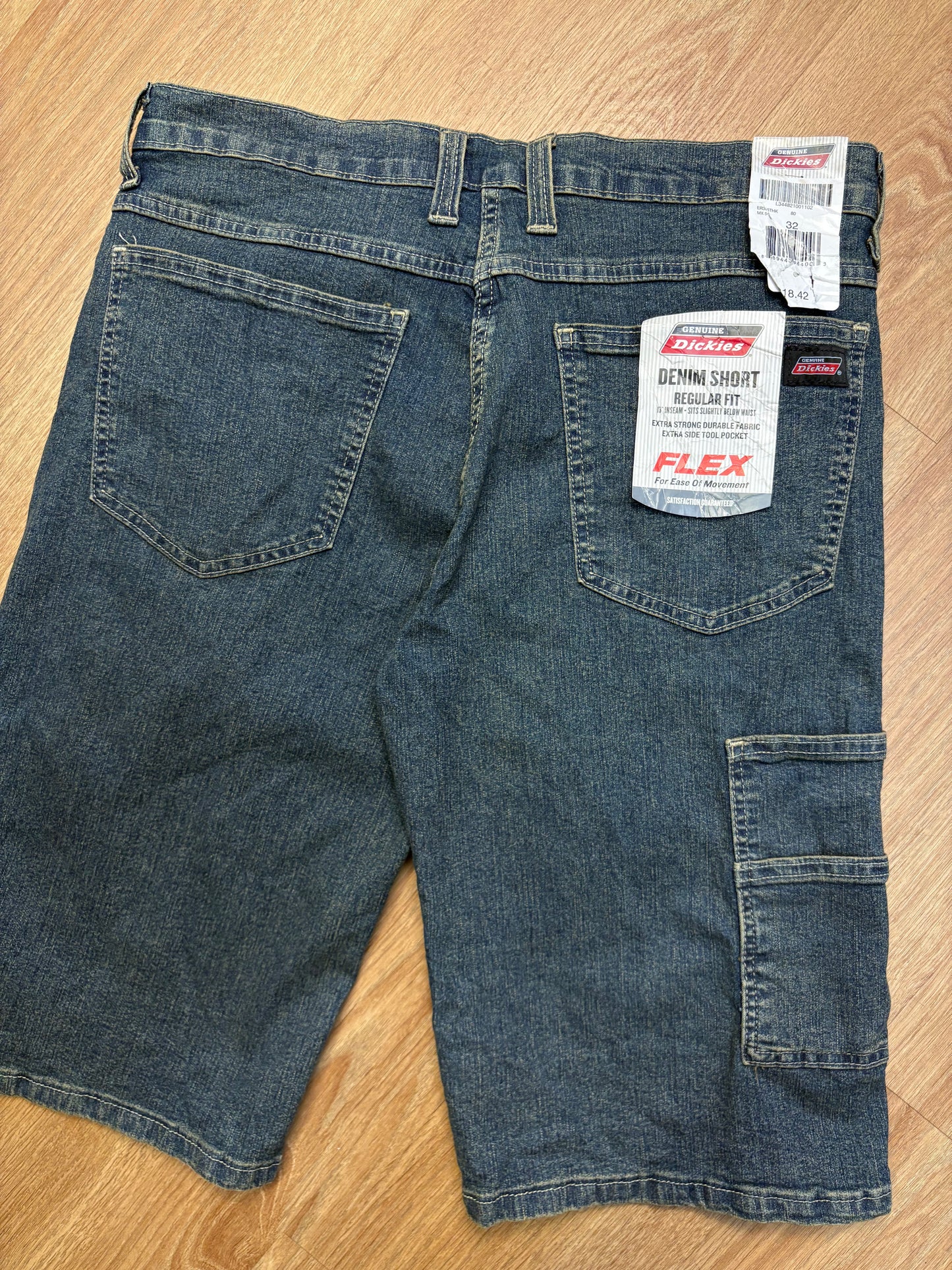 Vintage Dickies Flex Dark Denim Carpenter Shorts (32w)