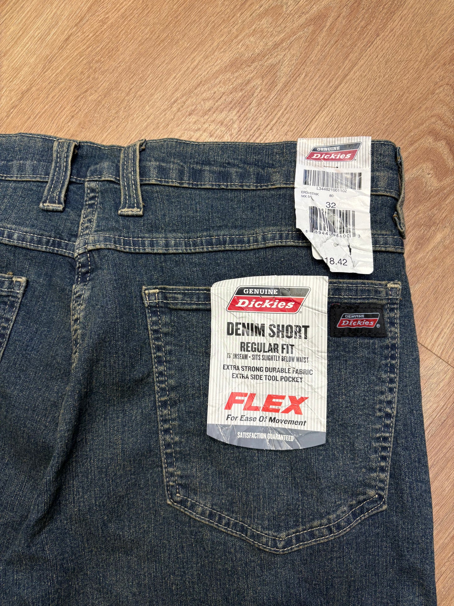 Vintage Dickies Flex Dark Denim Carpenter Shorts (32w)