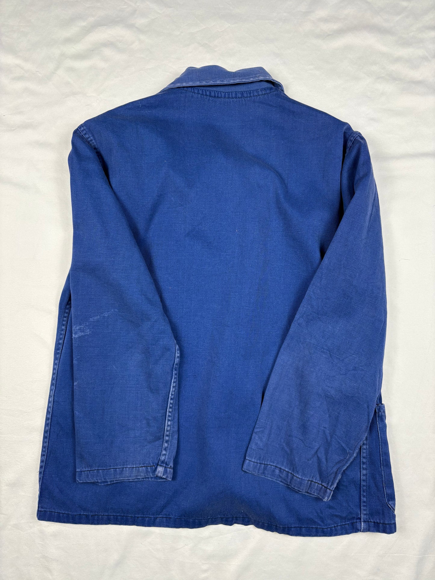 True Vintage 60s Blue French Workwear Chore Jacket (M)