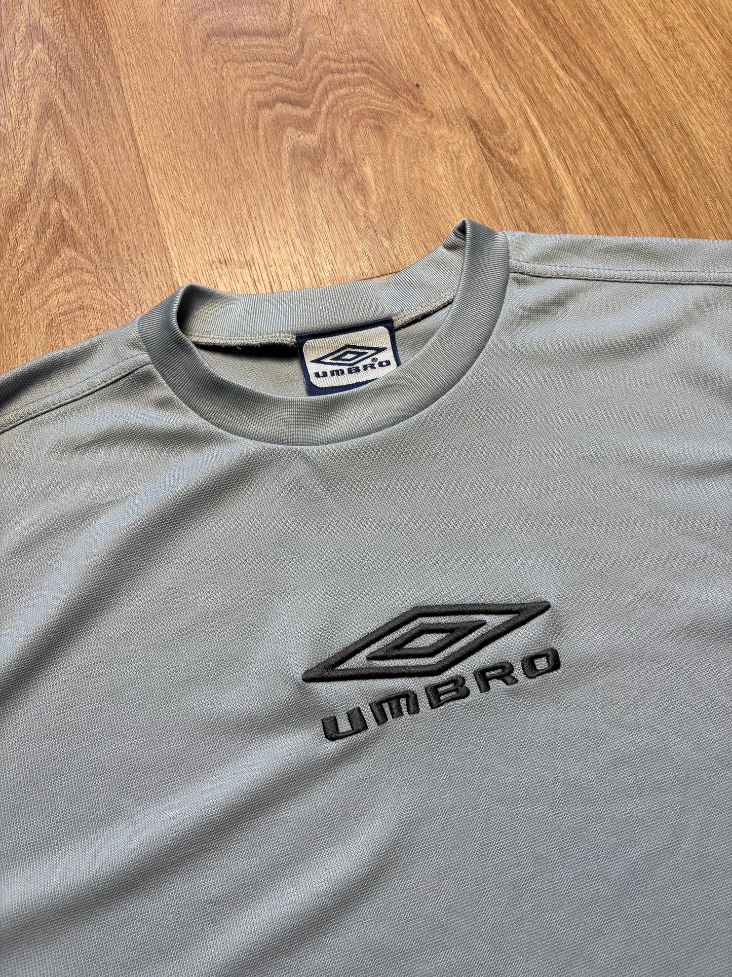 Umbro 2000s Mint Green Embroidered Active Top (XXL)