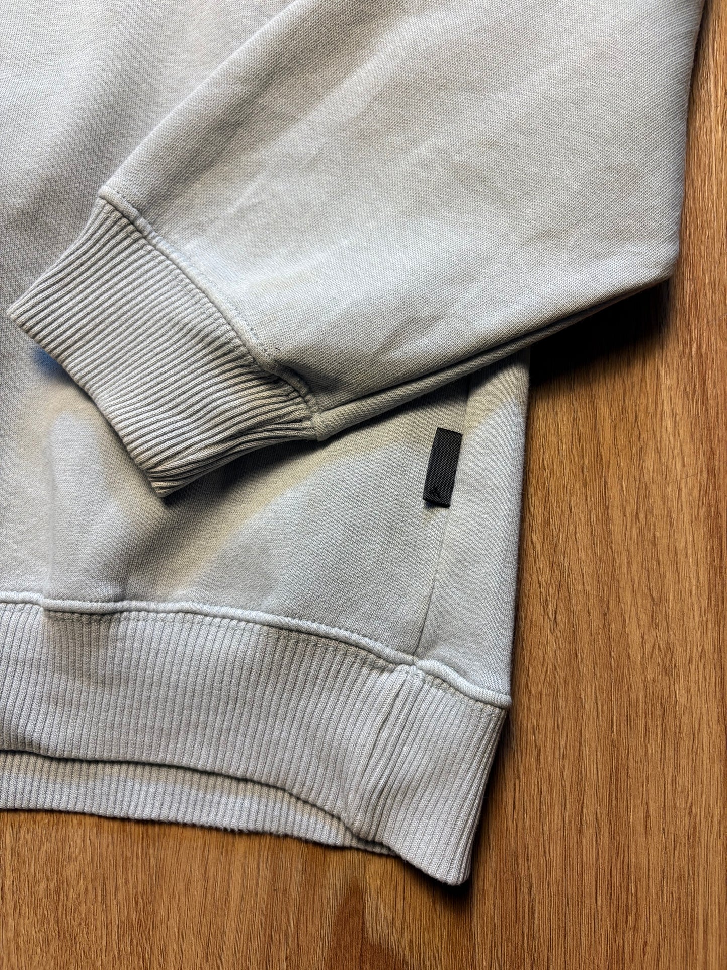 Vintage Adidas Embroidered Spellout Cream Sweatshirt (M)