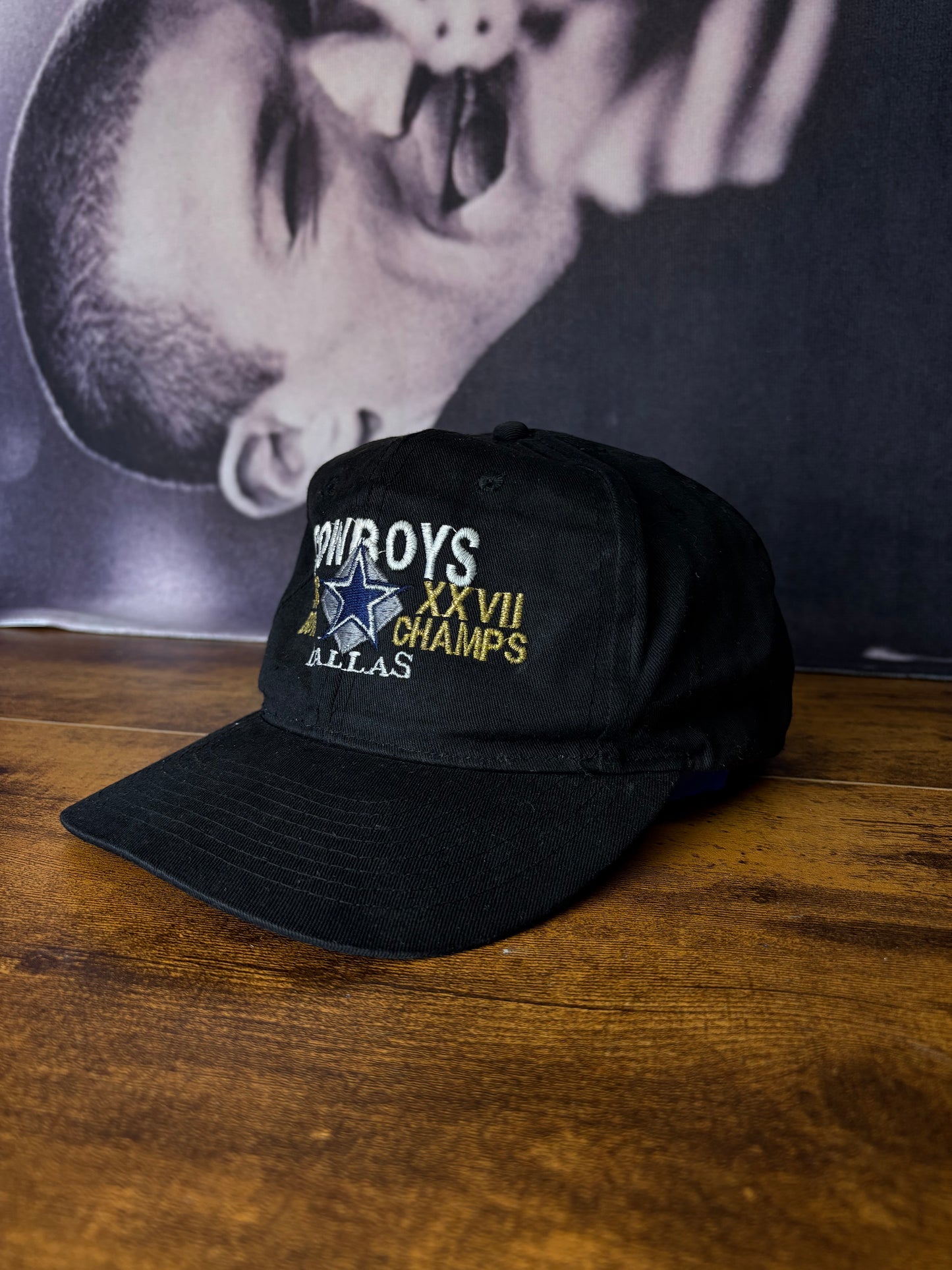 Vintage Dallas Cowboys Super Bowl Black Trucker Hat