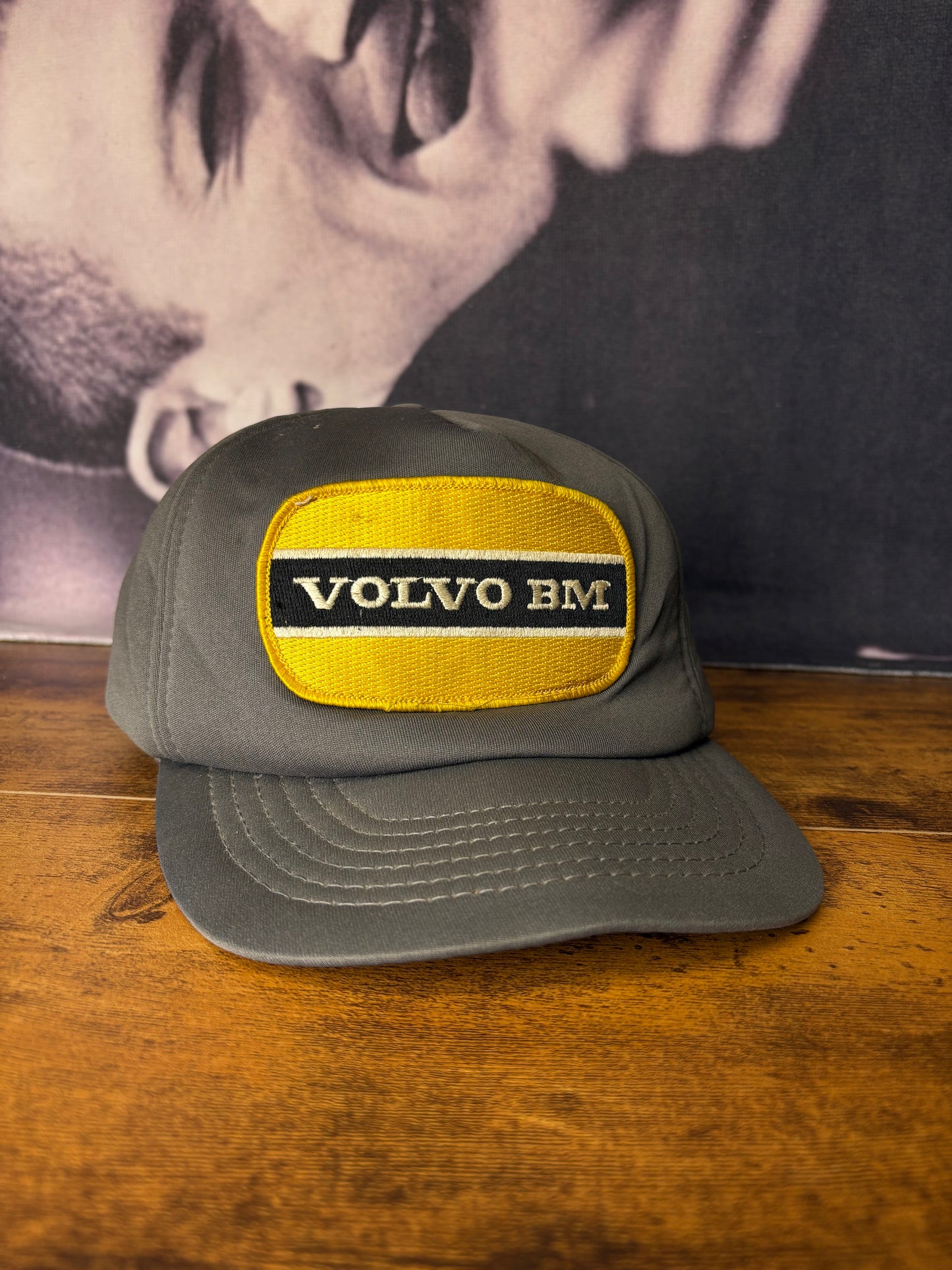 Vintage Volvo Khaki + Mustard Trucket Hat