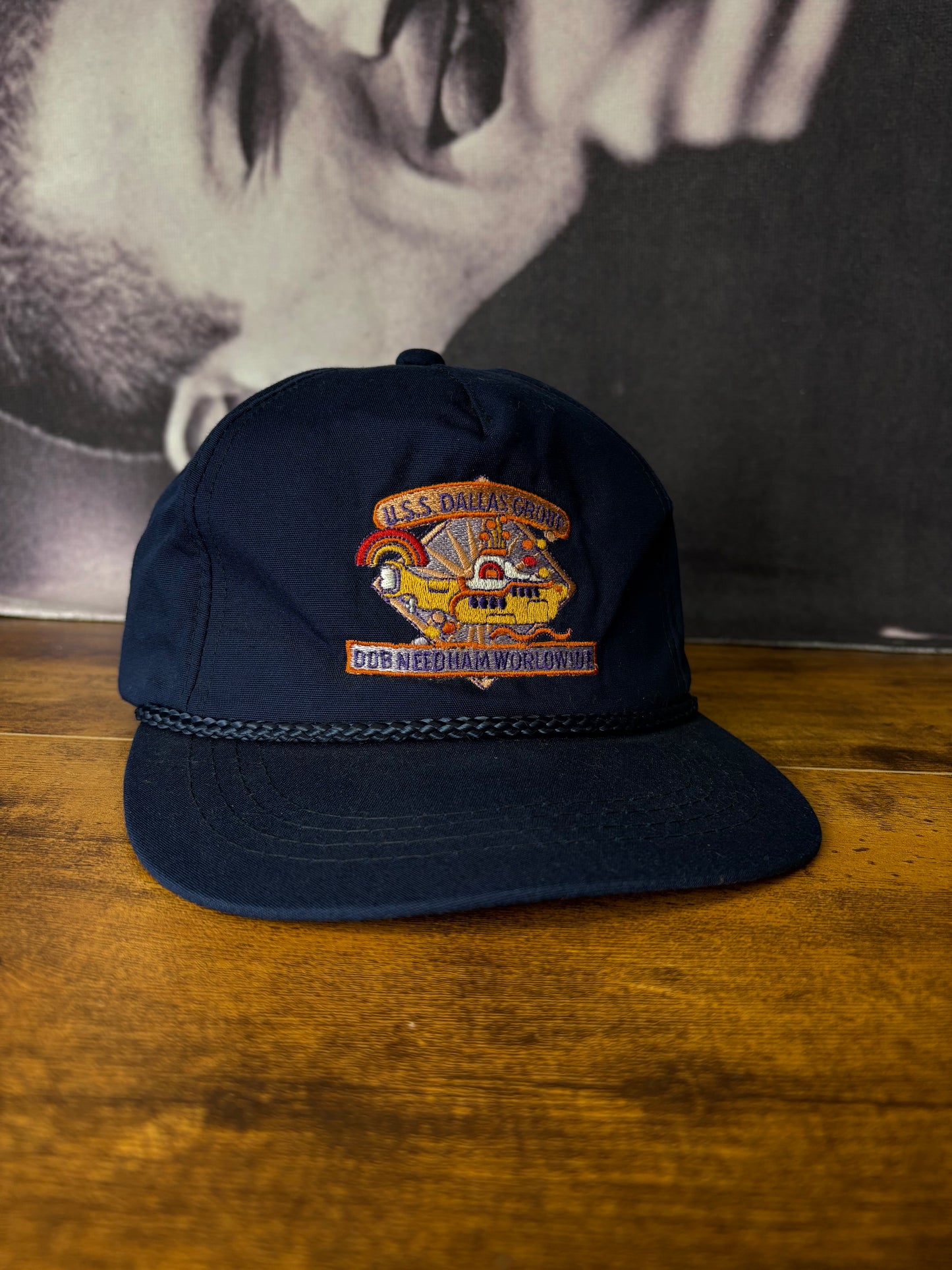 Vintage Submarine Navy Blue Trucker Hat