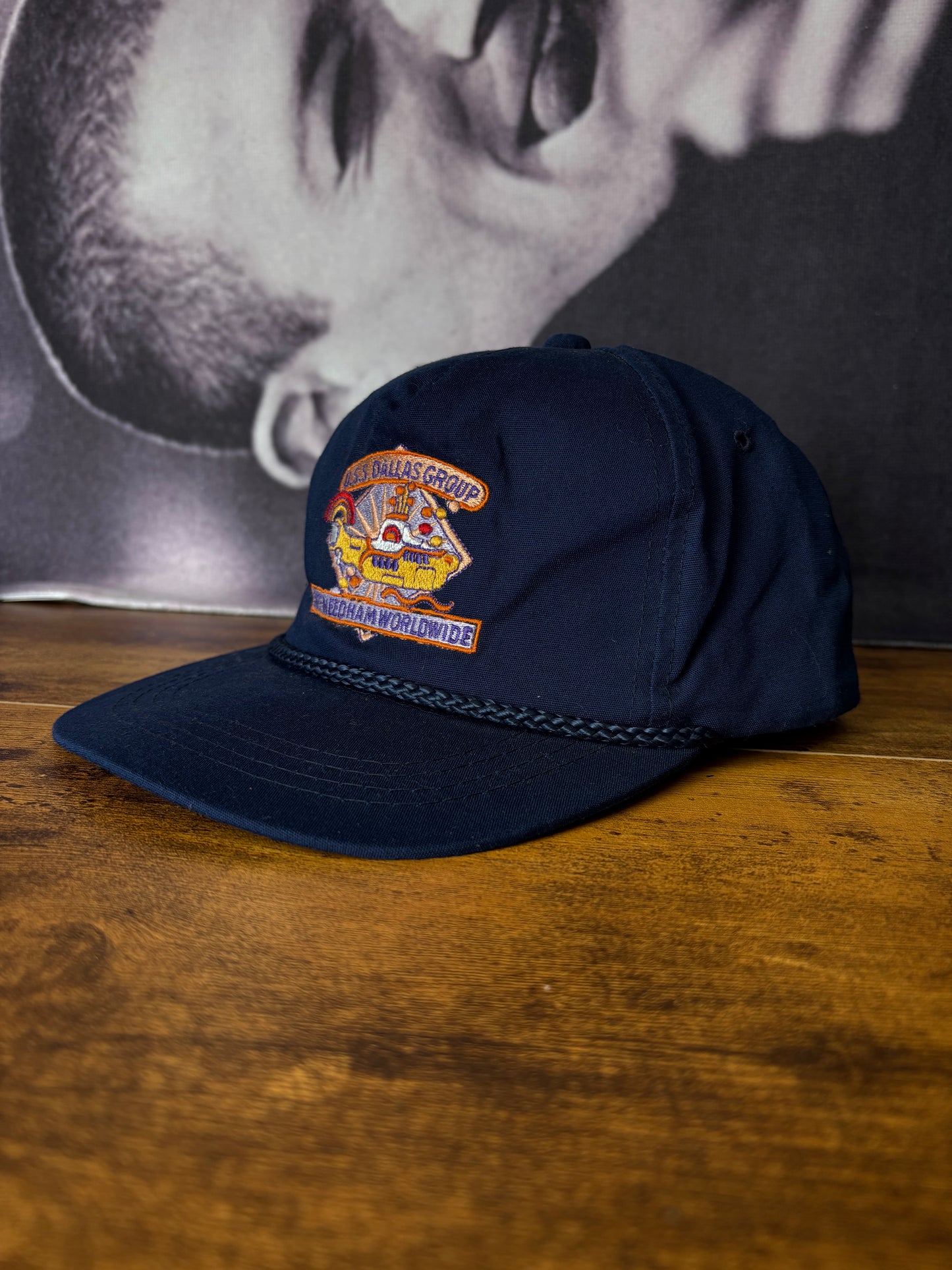 Vintage Submarine Navy Blue Trucker Hat