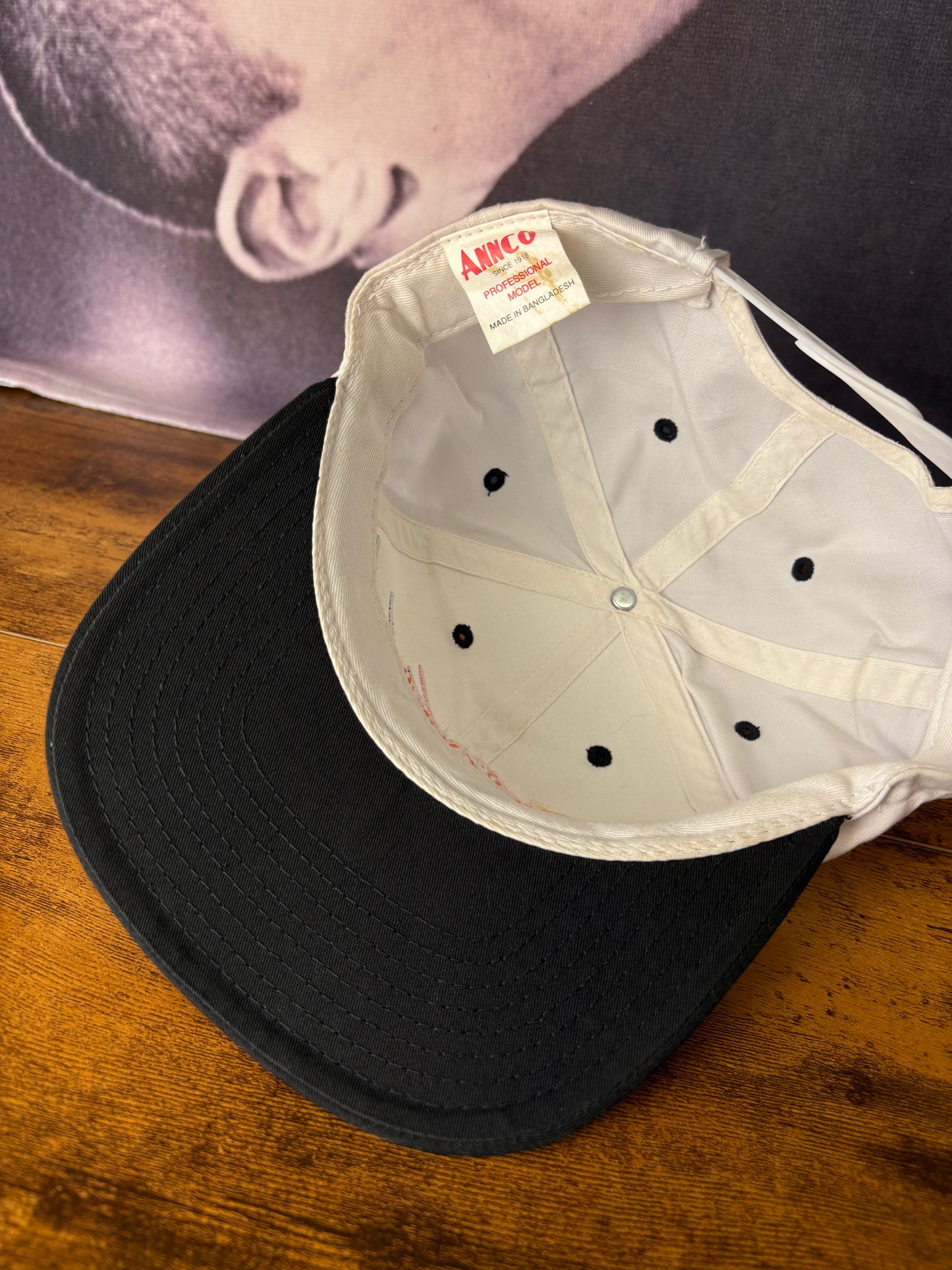 Vintage Motorsport White + Black Trucker Hat