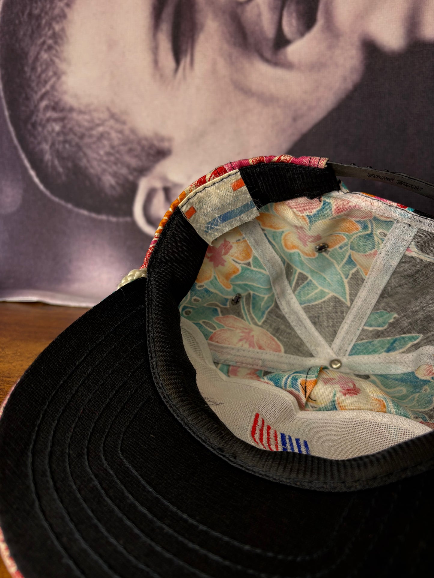 Vintage United Airlines Floral Trucker Hat