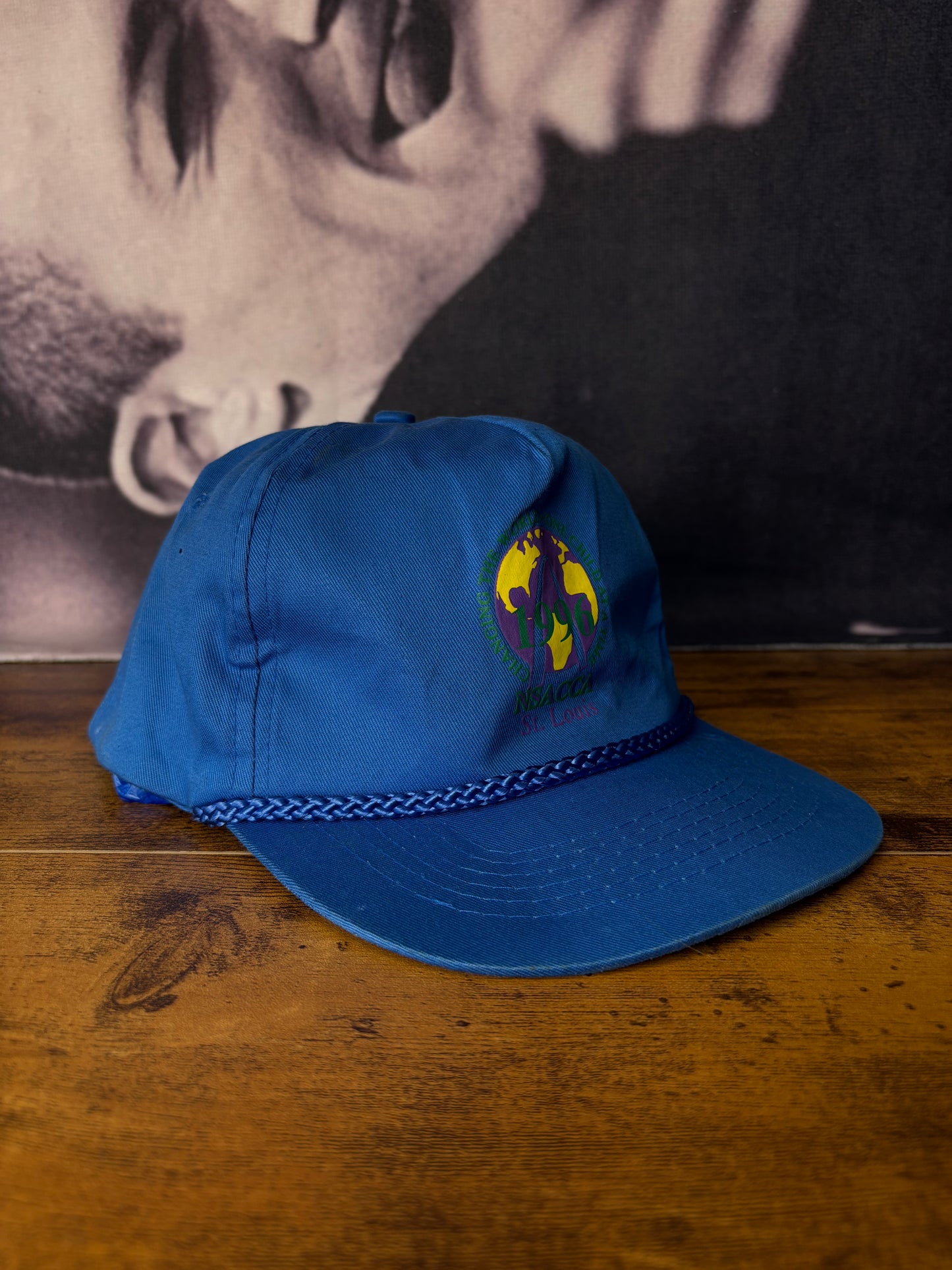 Vintage St. Louis 90s Royal Blue Trucker Hat