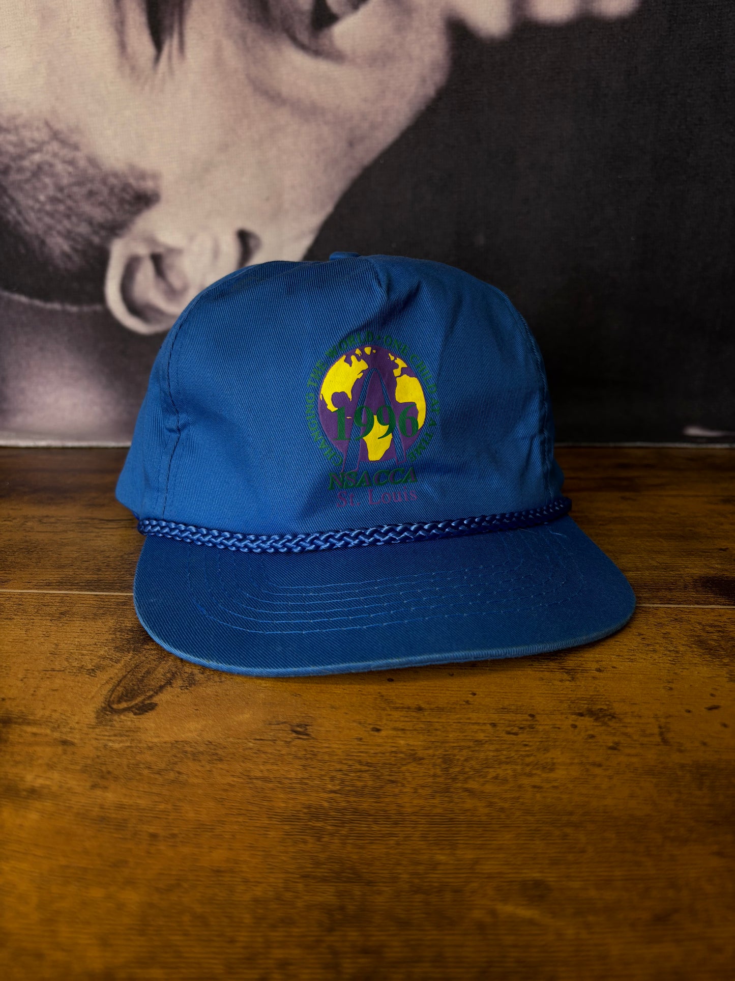 Vintage St. Louis 90s Royal Blue Trucker Hat